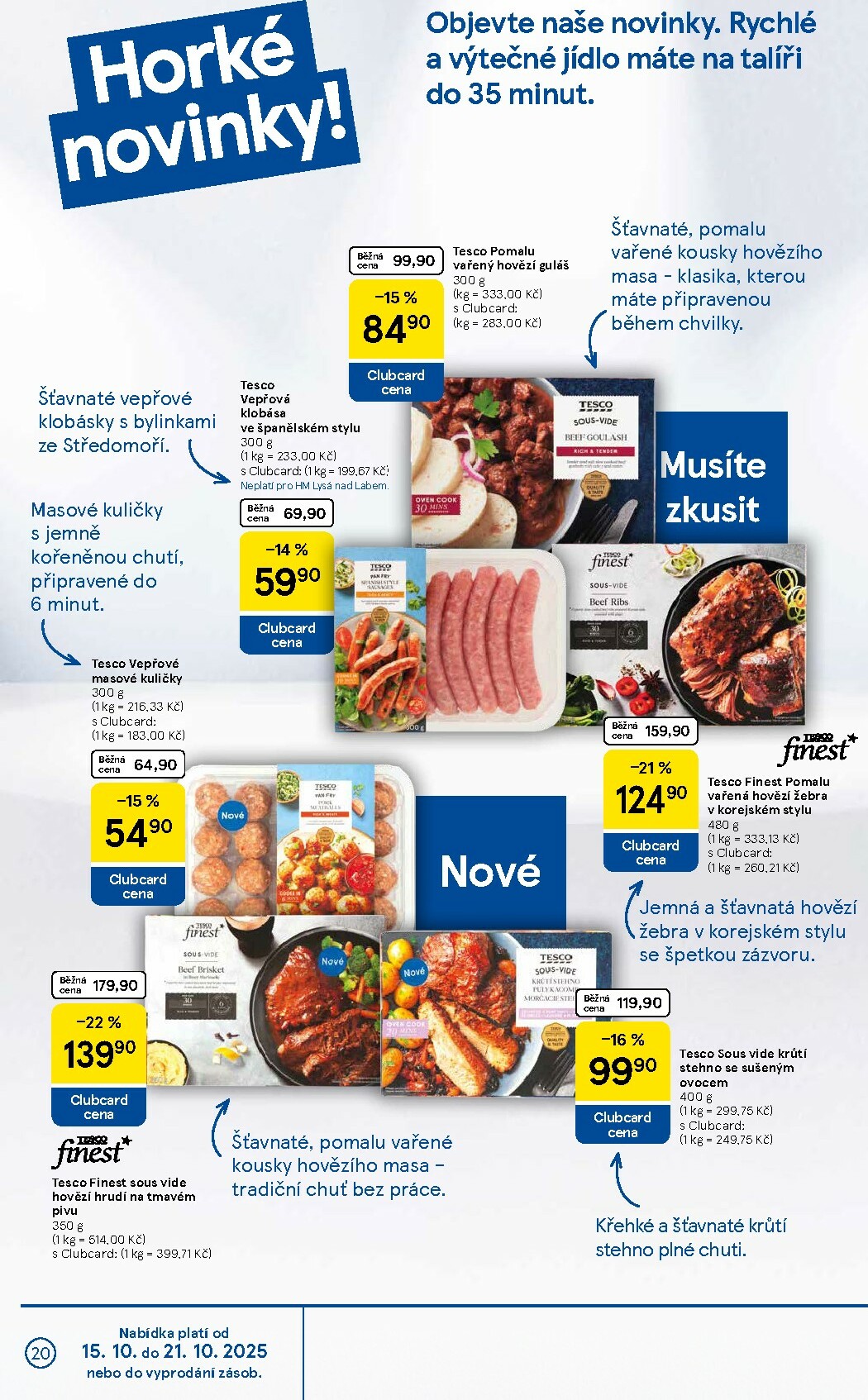 tesco - Aktuální leták Tesco od 15.10. do 21.10. - page: 20