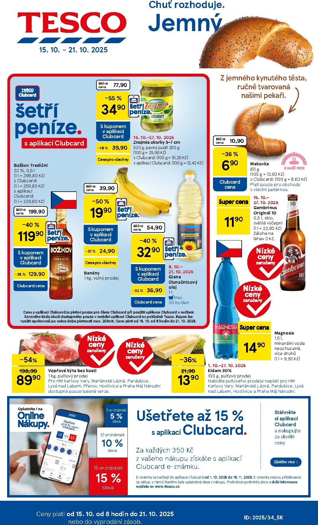 tesco - Aktuální leták Tesco od 15.10. do 21.10.