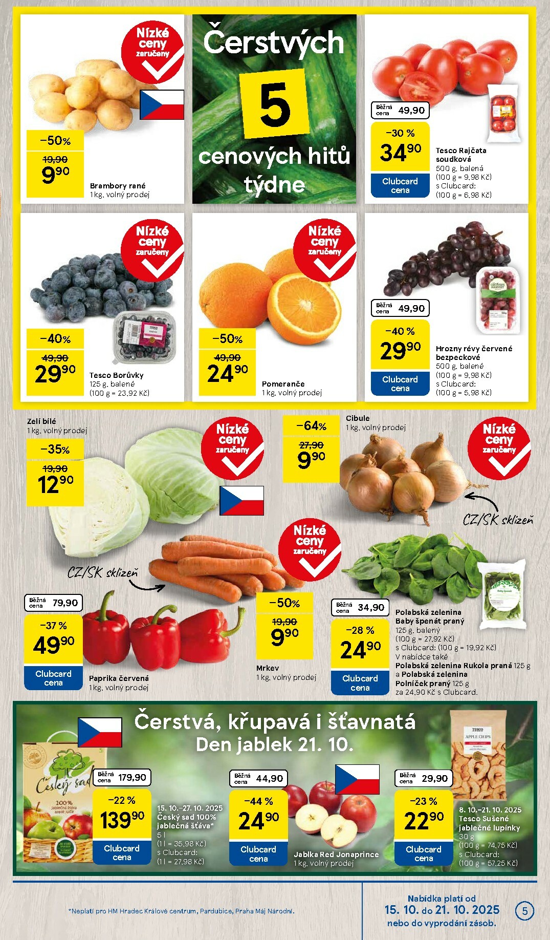 tesco - Aktuální leták Tesco od 15.10. do 21.10. - page: 5