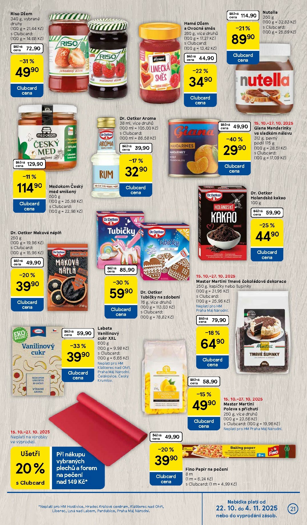 tesco - Aktuální leták Tesco od 22.10. do 28.10. - page: 21