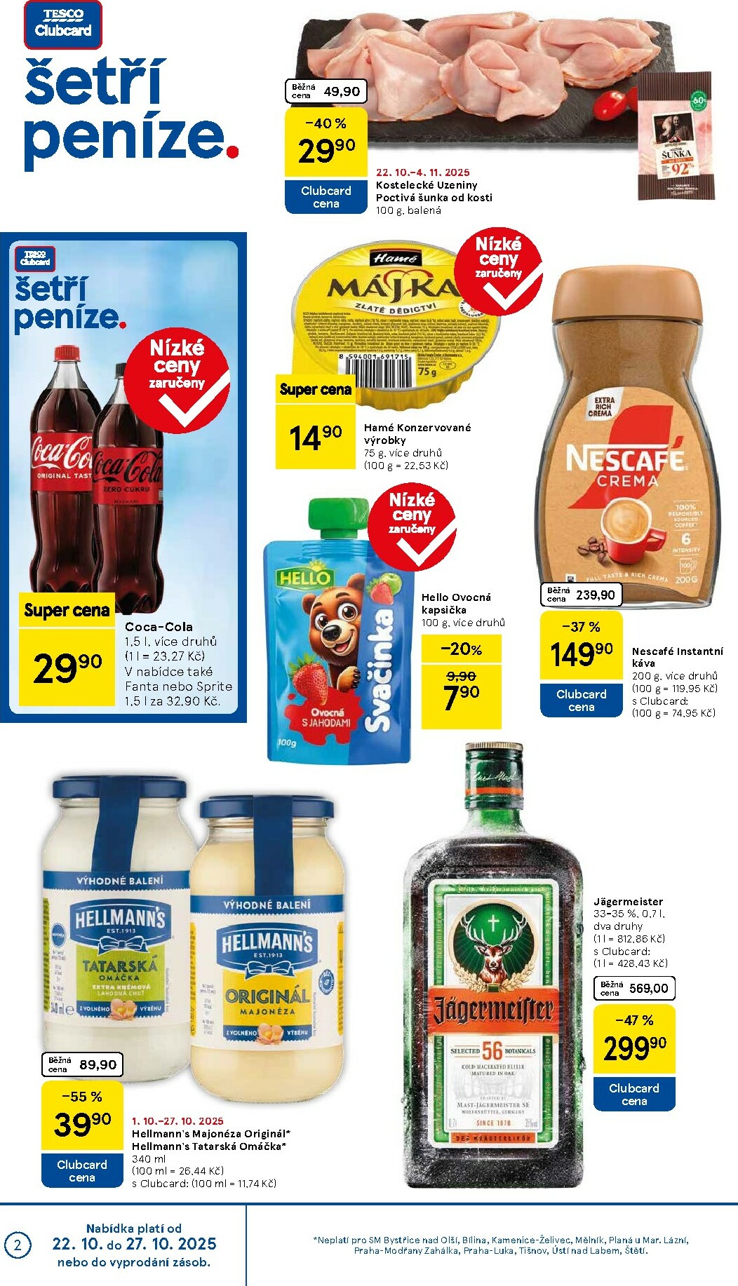 tesco - Aktuální leták Tesco supermarket od 22.10. do 27.10. - page: 2