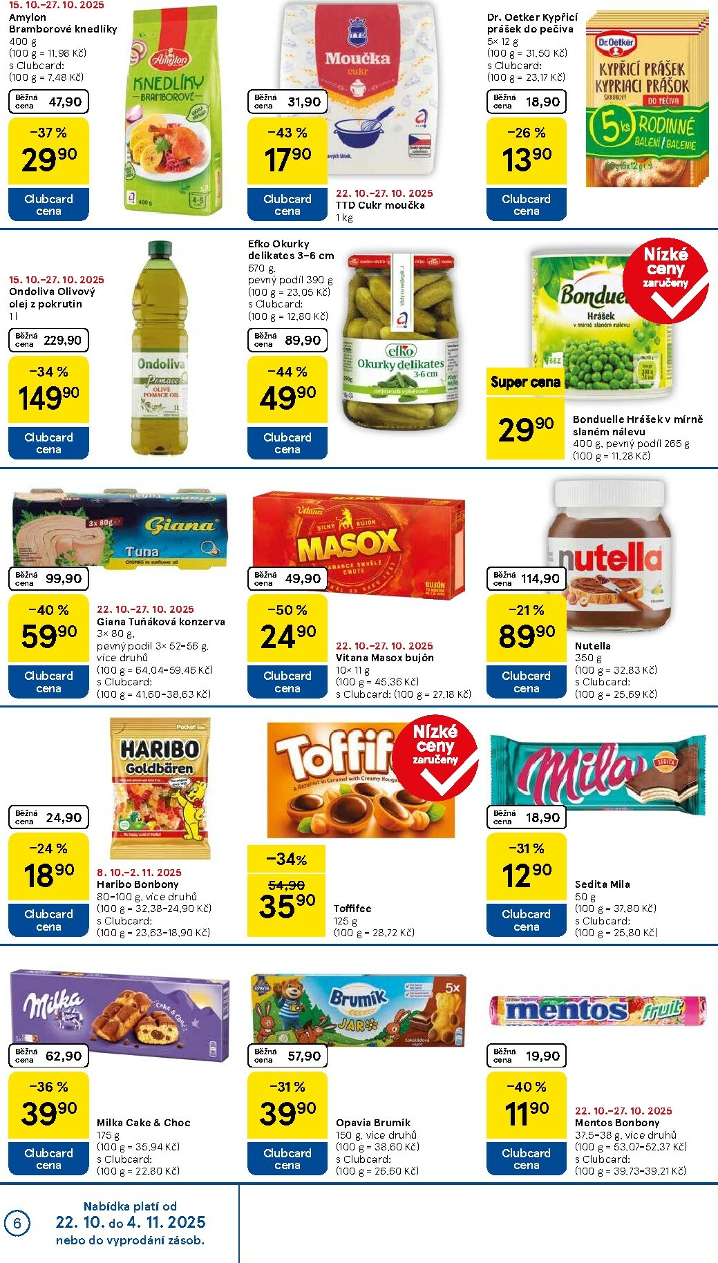 tesco - Aktuální leták Tesco supermarket od 22.10. do 27.10. - page: 6