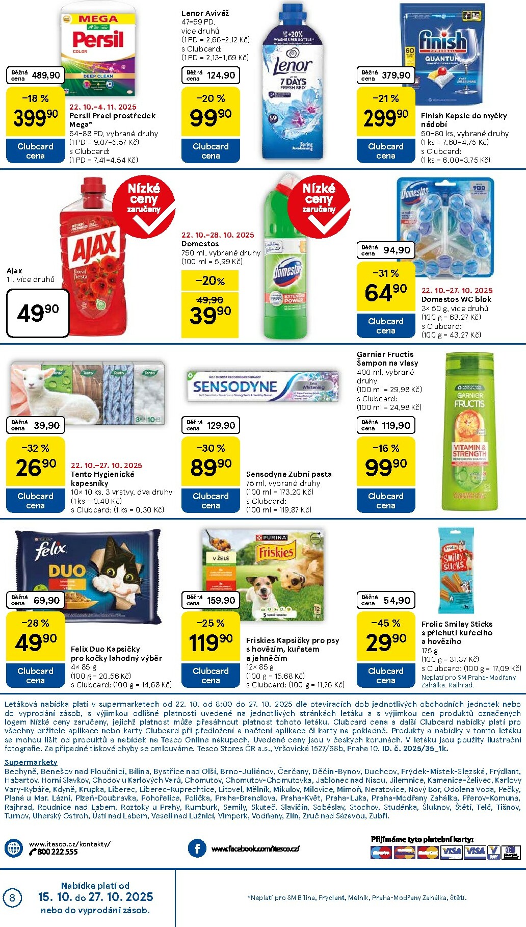 tesco - Aktuální leták Tesco supermarket od 22.10. do 27.10. - page: 8