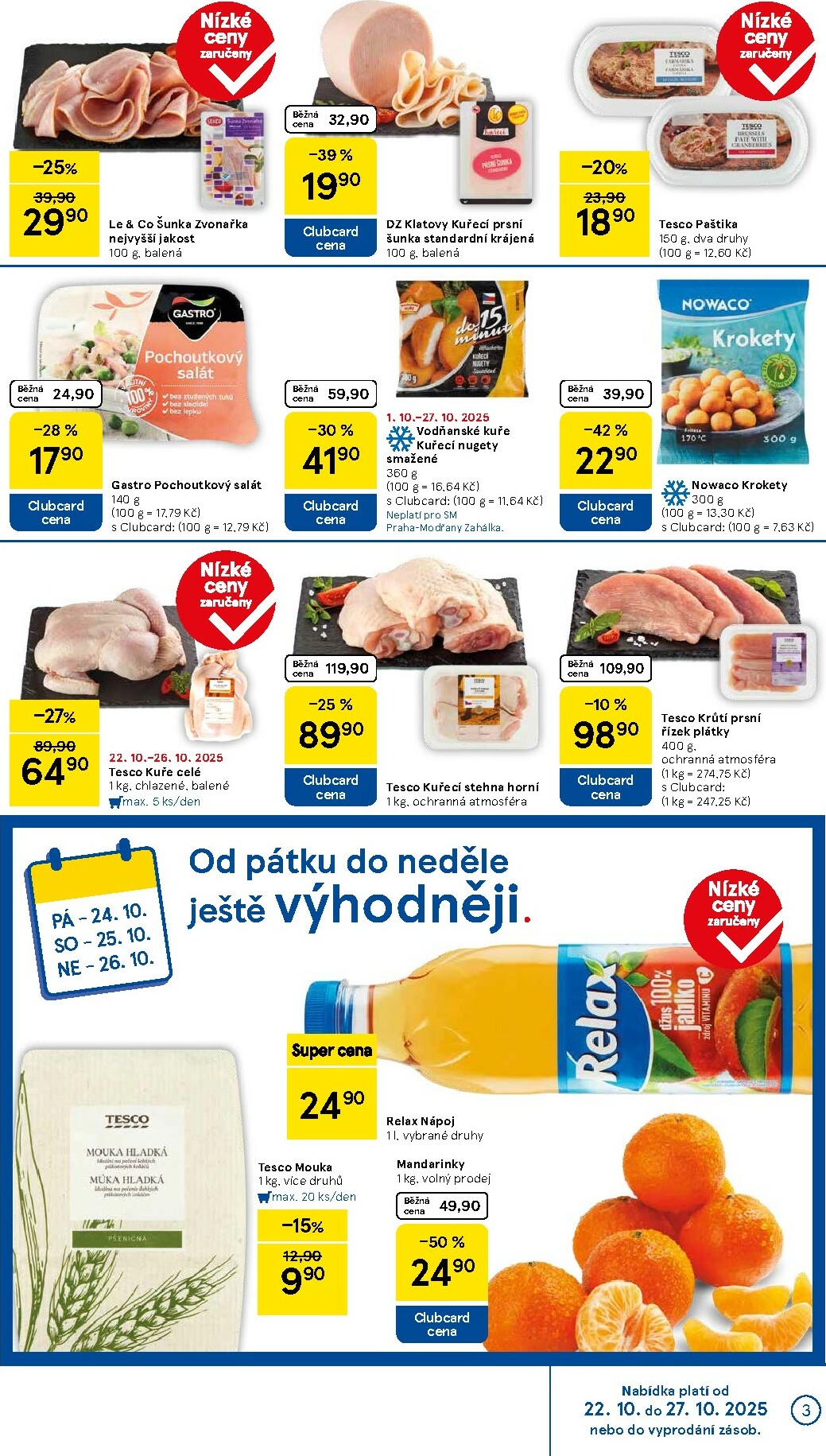 tesco - Aktuální leták Tesco supermarket od 22.10. do 27.10. - page: 3