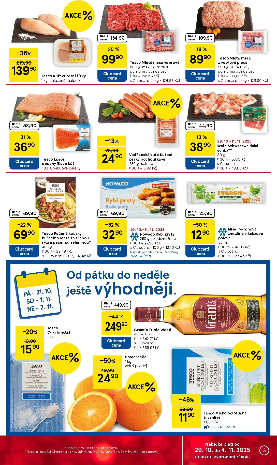 tesco - Aktuální leták Tesco supermarket od 29.10. do 04.11. - page: 3
