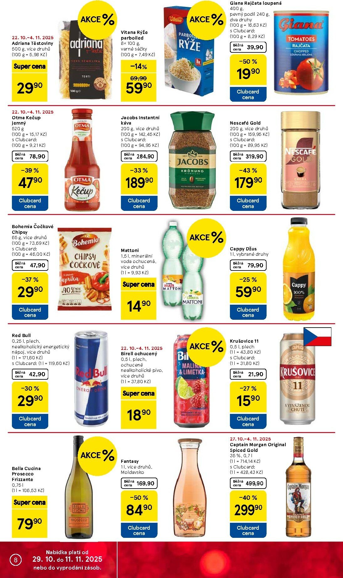 tesco - Aktuální leták Tesco supermarket od 29.10. do 04.11. - page: 8