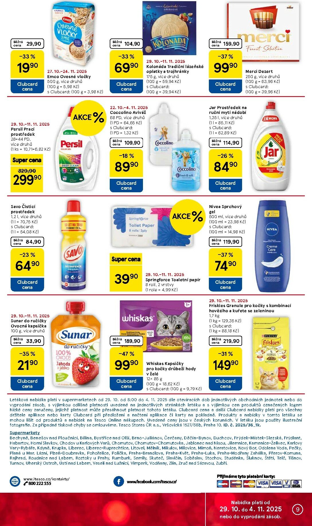 tesco - Aktuální leták Tesco supermarket od 29.10. do 04.11. - page: 9