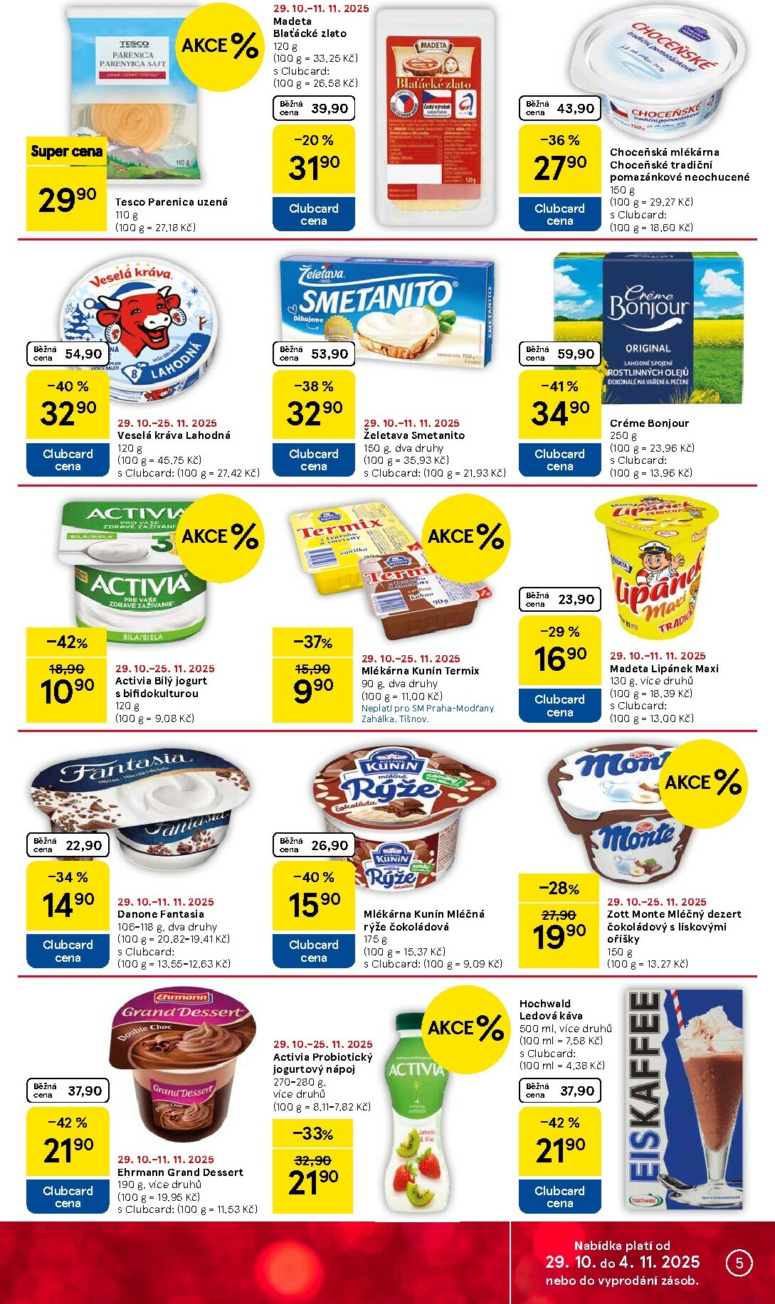 tesco - Aktuální leták Tesco supermarket od 29.10. do 04.11. - page: 5