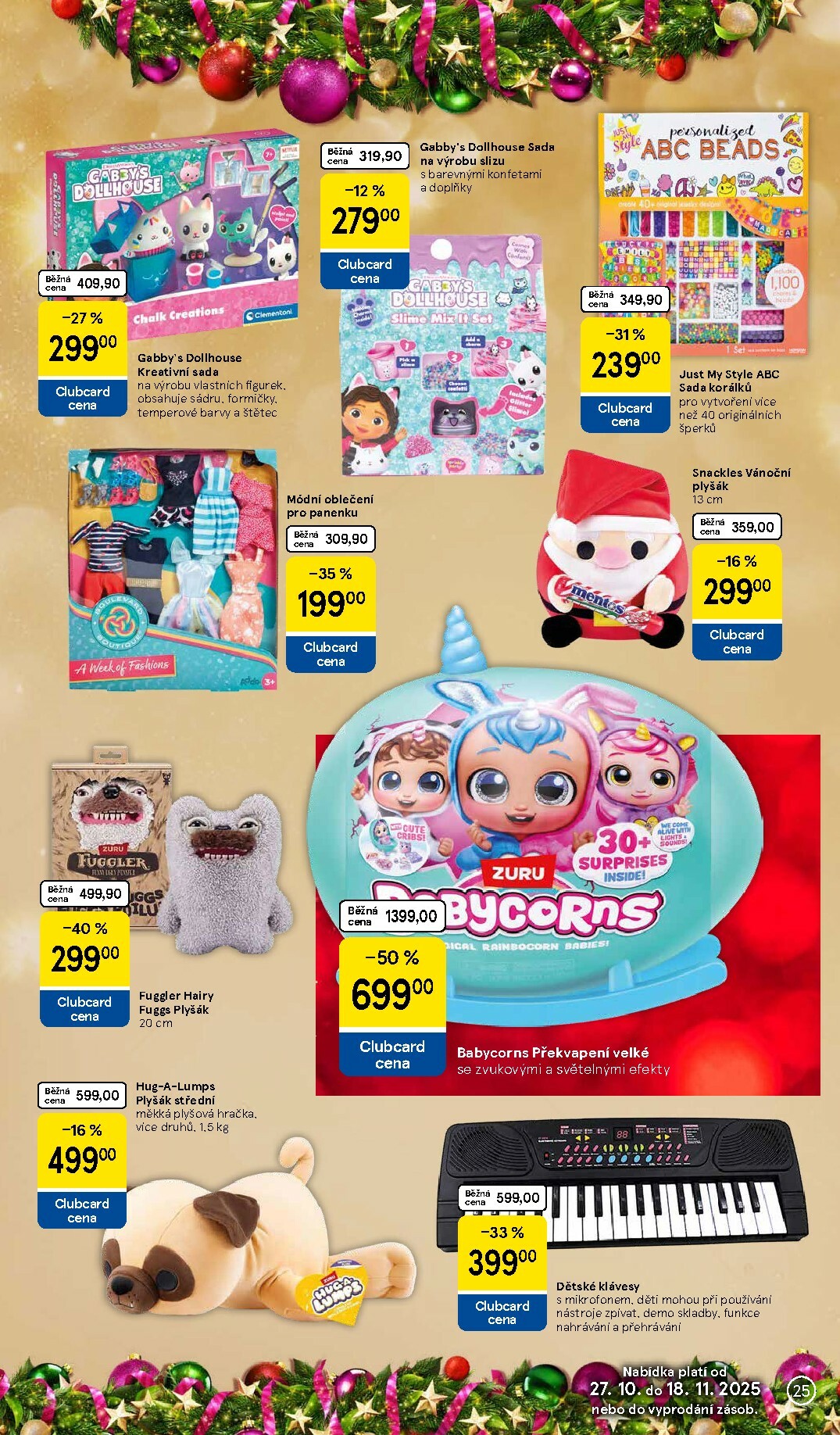 tesco - Aktuální leták Tesco - Vánoční katalog hraček od 27.10. do 18.11. - page: 25