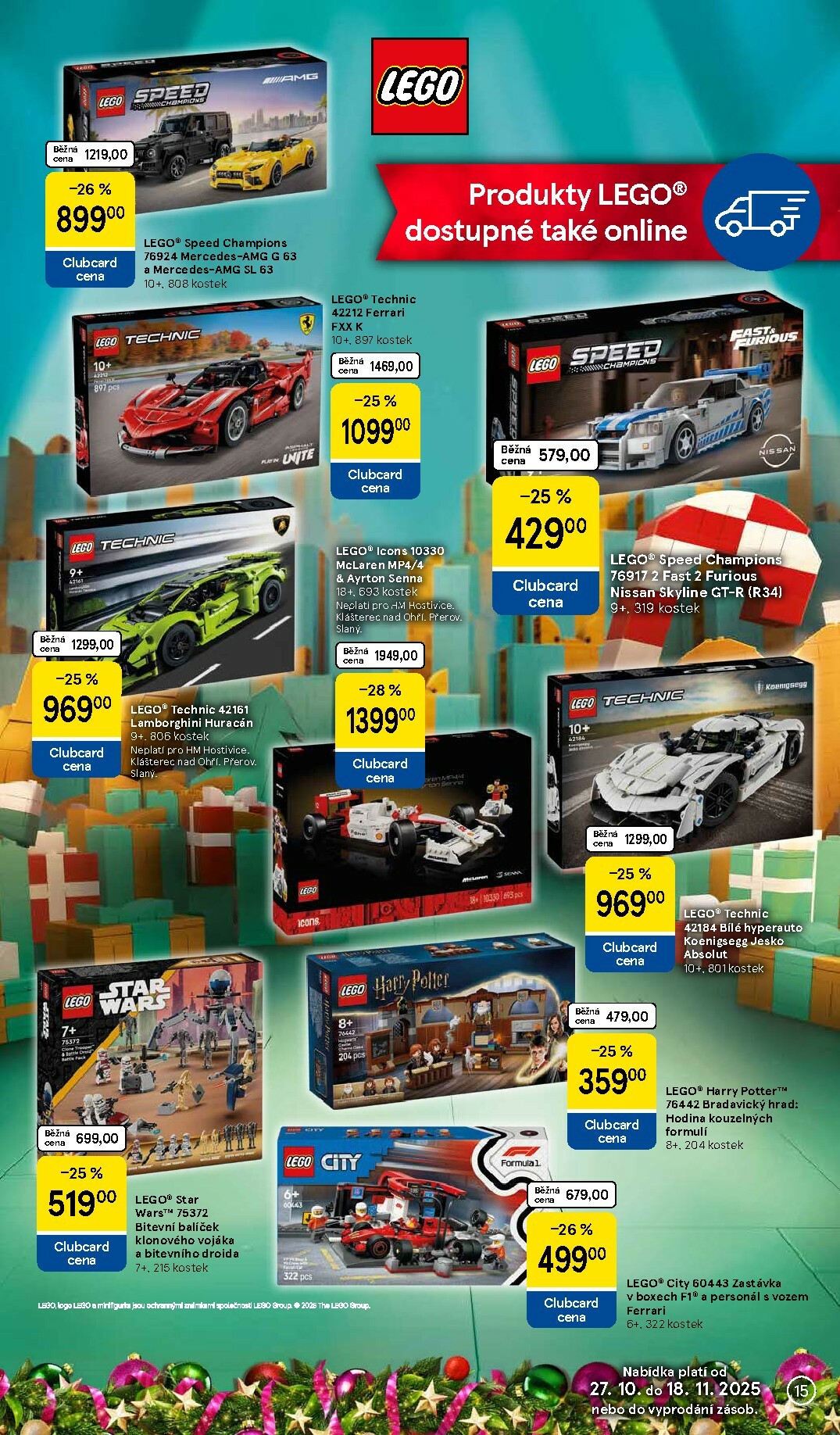 tesco - Aktuální leták Tesco - Vánoční katalog hraček od 27.10. do 18.11. - page: 15