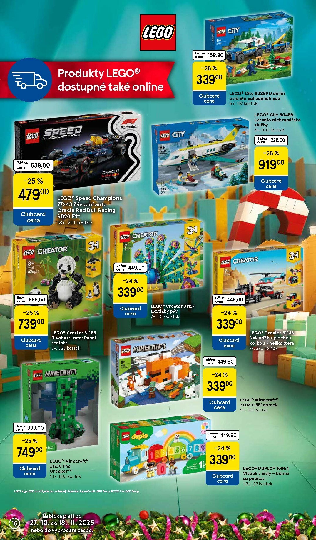 tesco - Aktuální leták Tesco - Vánoční katalog hraček od 27.10. do 18.11. - page: 16