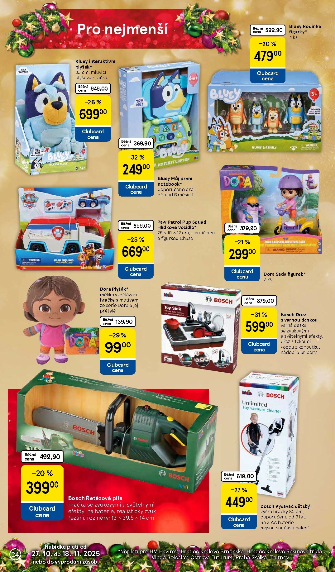 tesco - Aktuální leták Tesco - Vánoční katalog hraček od 27.10. do 18.11. - page: 24
