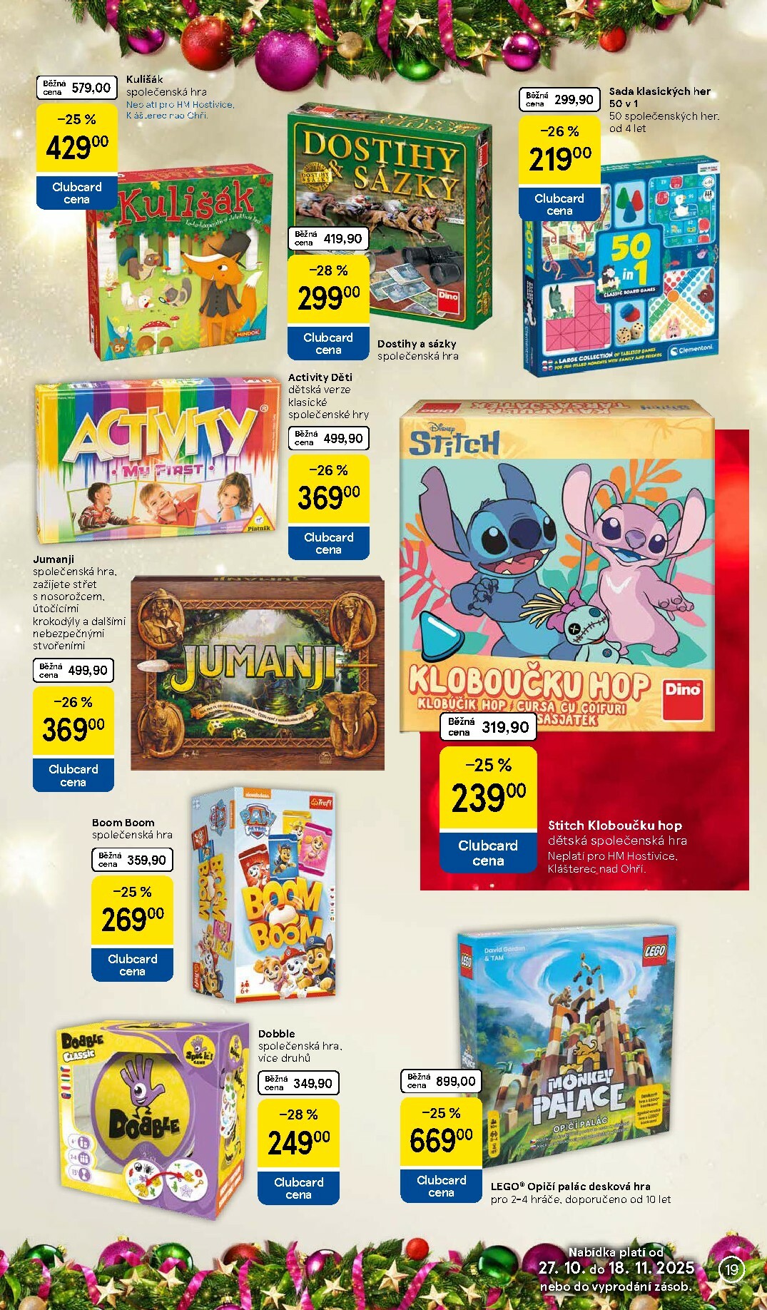 tesco - Aktuální leták Tesco - Vánoční katalog hraček od 27.10. do 18.11. - page: 19