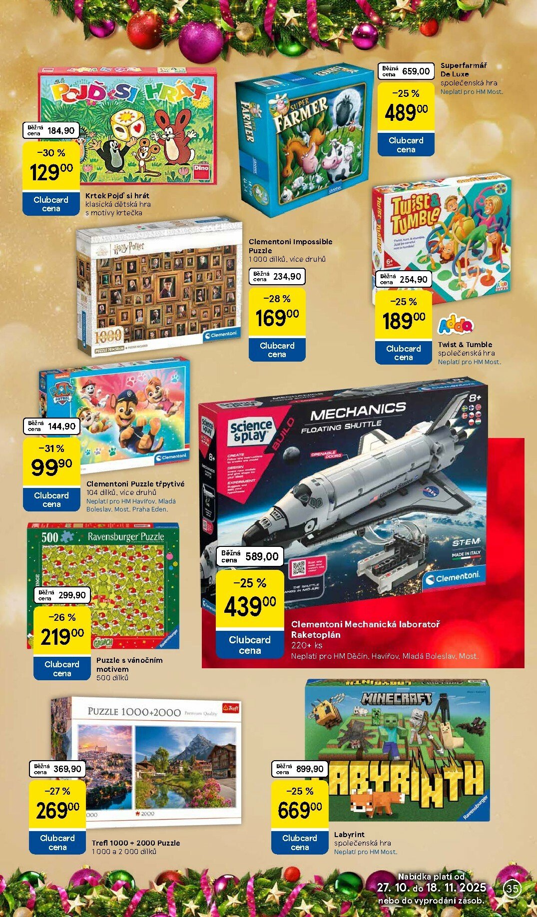 tesco - Aktuální leták Tesco - Vánoční katalog hraček od 27.10. do 18.11. - page: 35