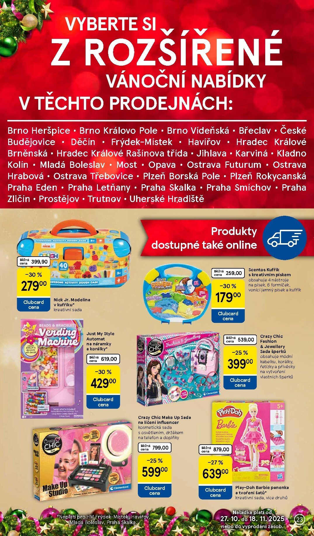 tesco - Aktuální leták Tesco - Vánoční katalog hraček od 27.10. do 18.11. - page: 23