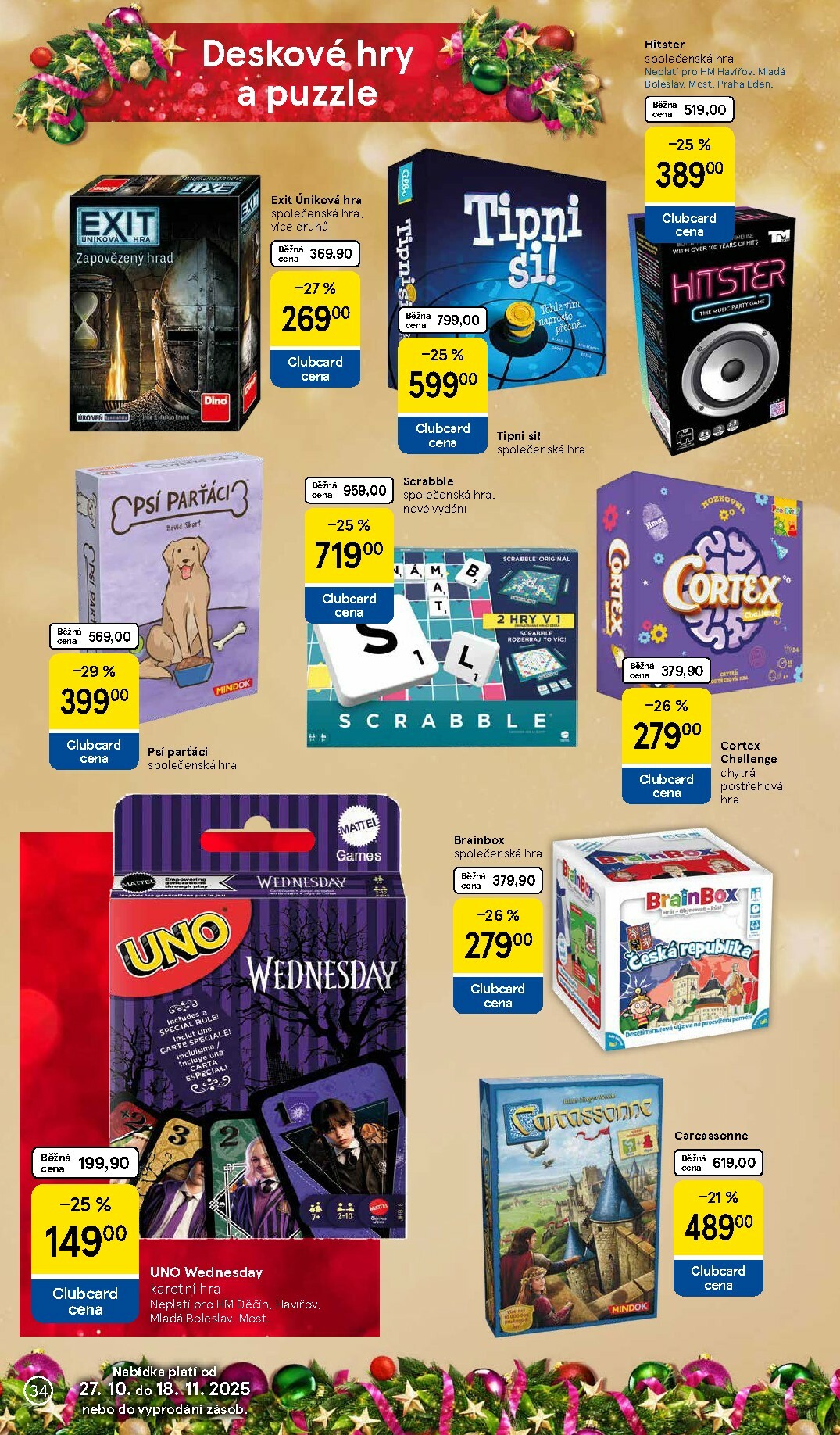 tesco - Aktuální leták Tesco - Vánoční katalog hraček od 27.10. do 18.11. - page: 34