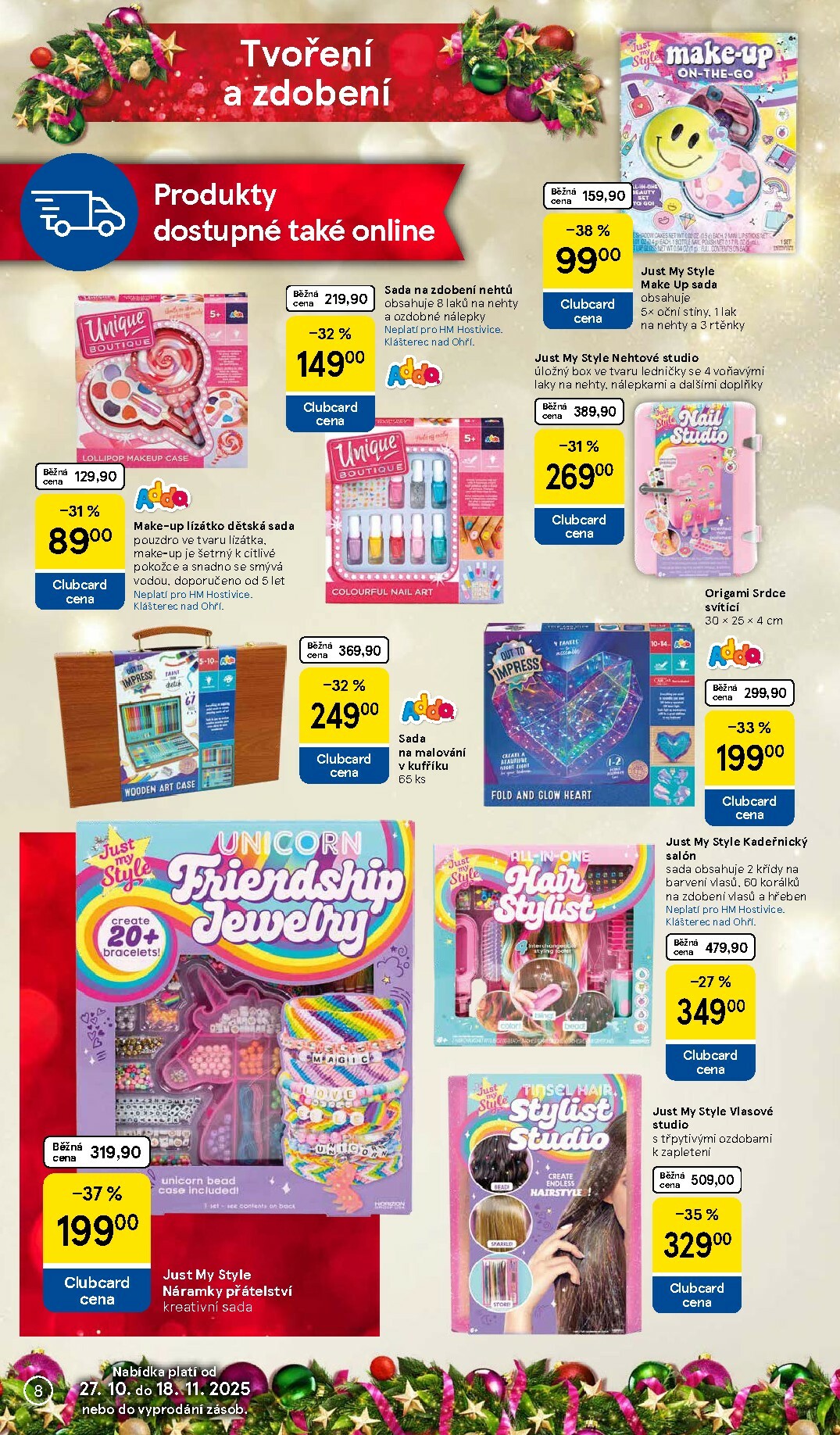 tesco - Aktuální leták Tesco - Vánoční katalog hraček od 27.10. do 18.11. - page: 8