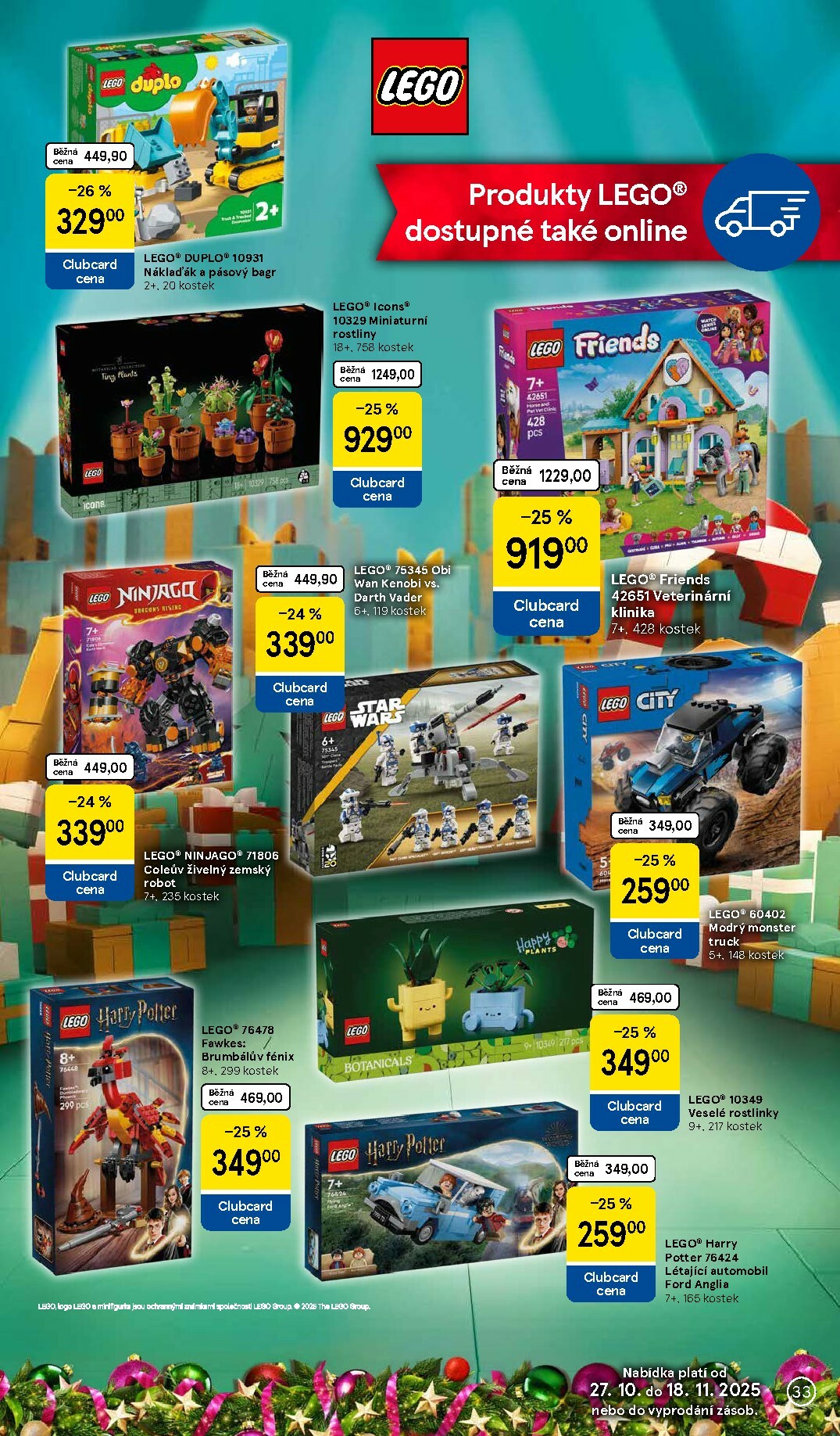tesco - Aktuální leták Tesco - Vánoční katalog hraček od 27.10. do 18.11. - page: 33