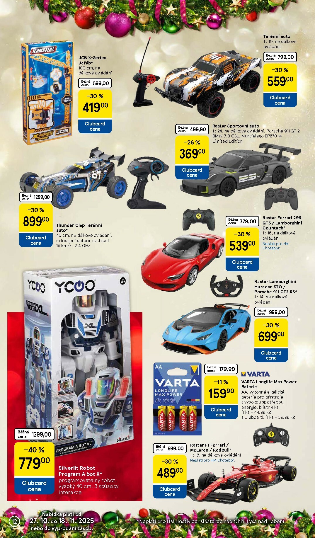 tesco - Aktuální leták Tesco - Vánoční katalog hraček od 27.10. do 18.11. - page: 12