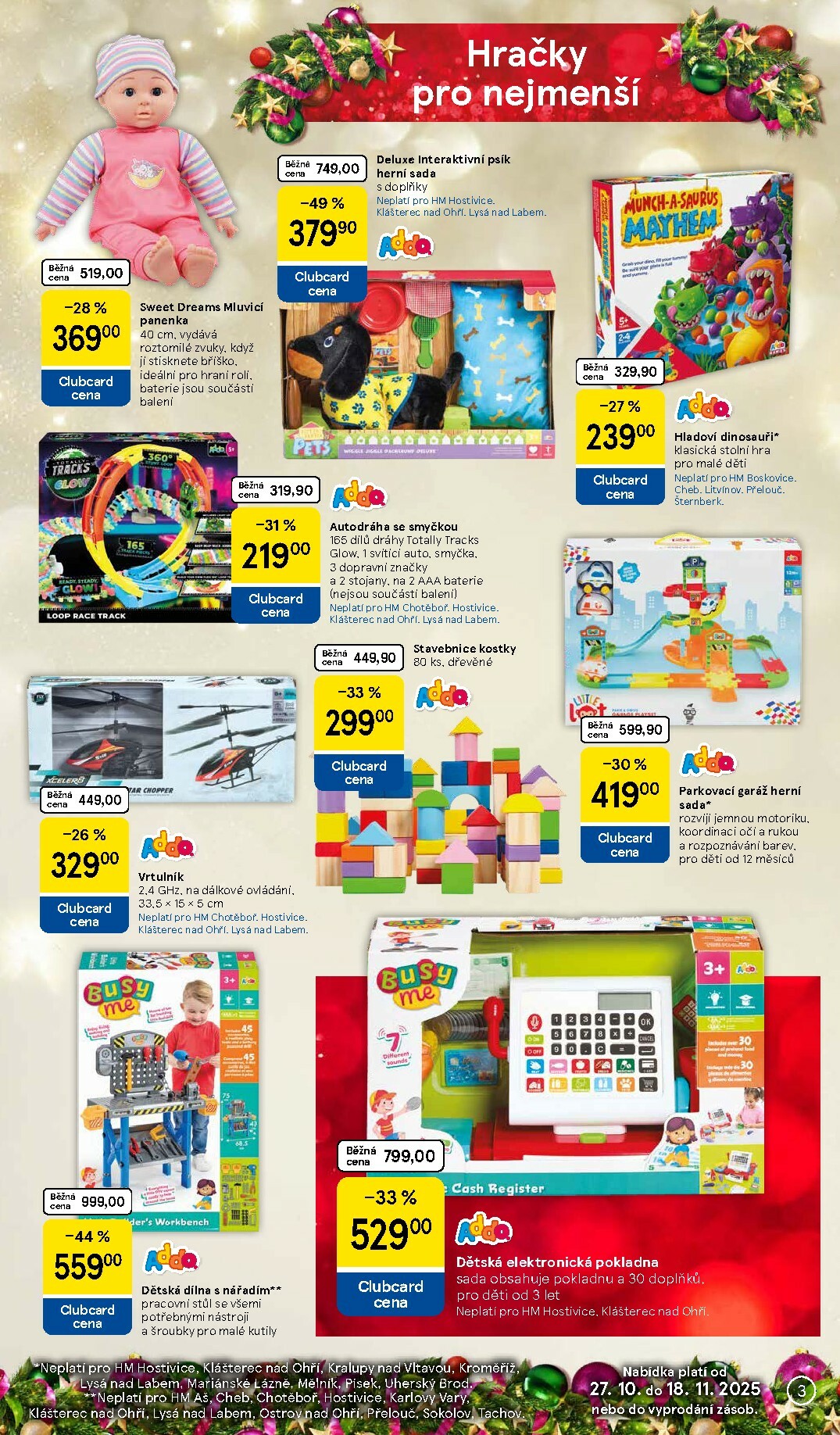 tesco - Aktuální leták Tesco - Vánoční katalog hraček od 27.10. do 18.11. - page: 3