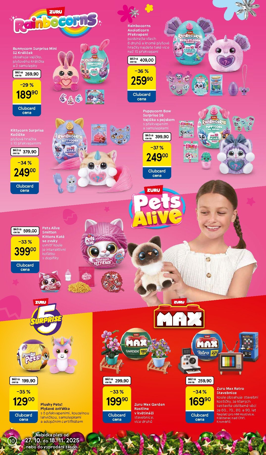 tesco - Aktuální leták Tesco - Vánoční katalog hraček od 27.10. do 18.11. - page: 10