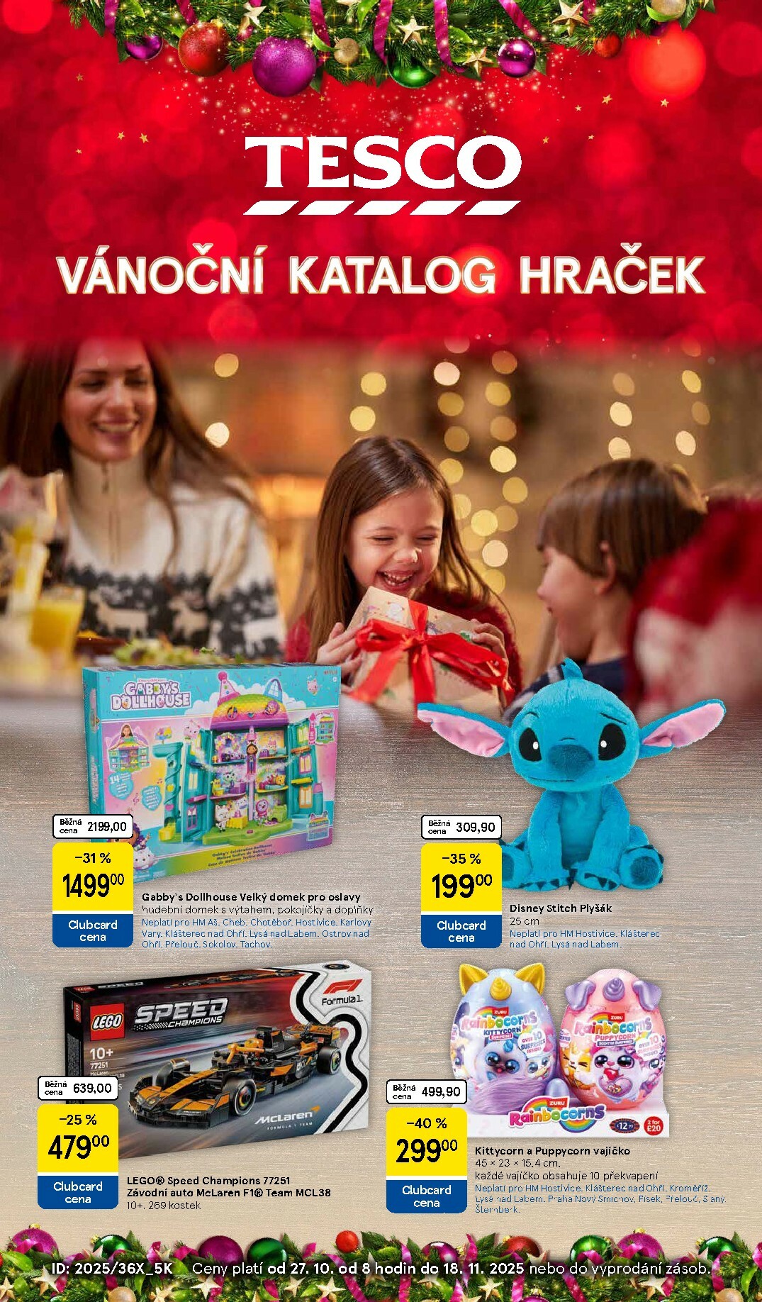 tesco - Aktuální leták Tesco - Vánoční katalog hraček od 27.10. do 18.11.