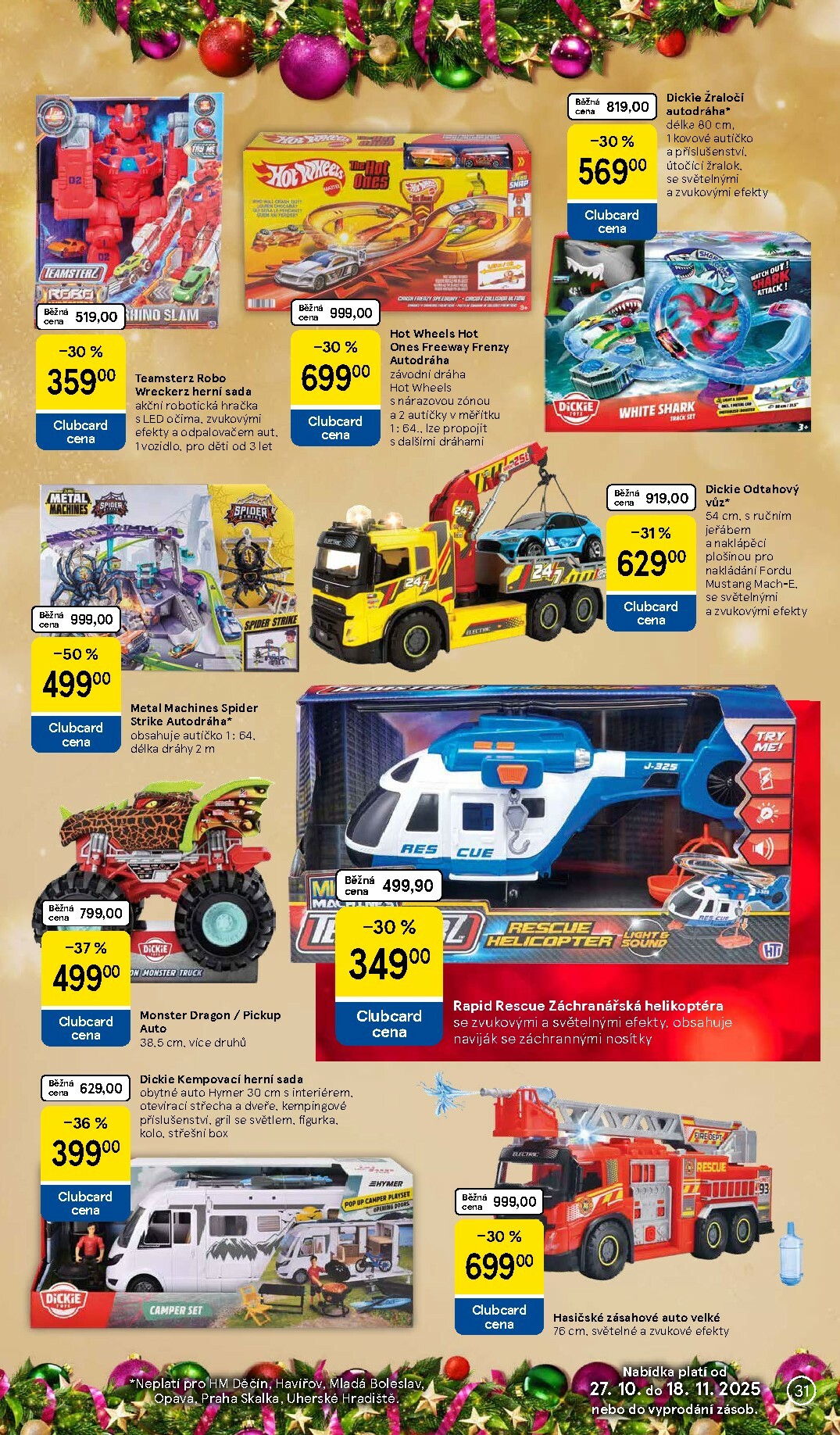 tesco - Aktuální leták Tesco - Vánoční katalog hraček od 27.10. do 18.11. - page: 31