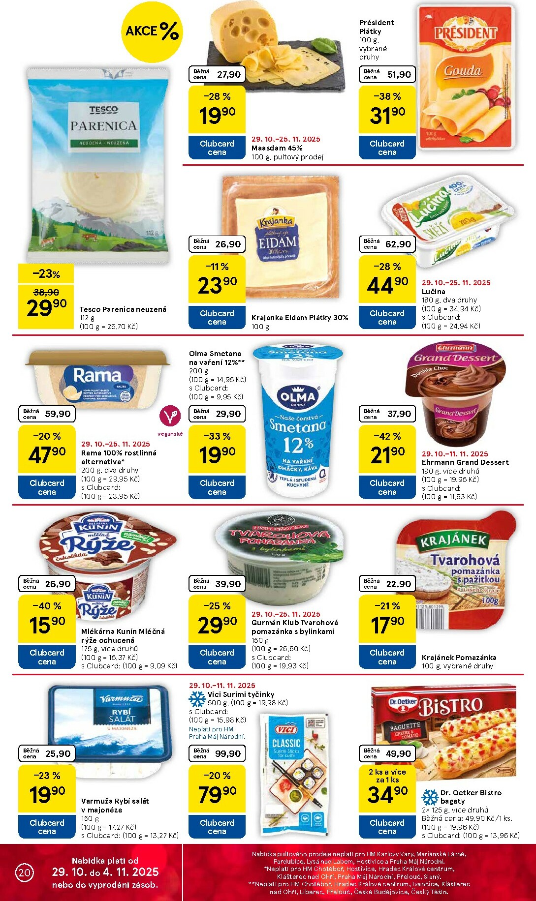 tesco - Aktuální leták Tesco od 29.10. do 04.11. - page: 20