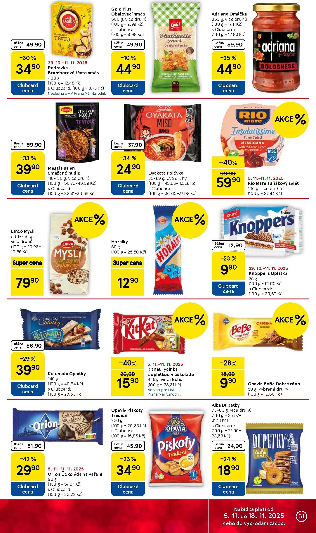 tesco - Aktuální leták Tesco od 05.11. do 11.11. - page: 31