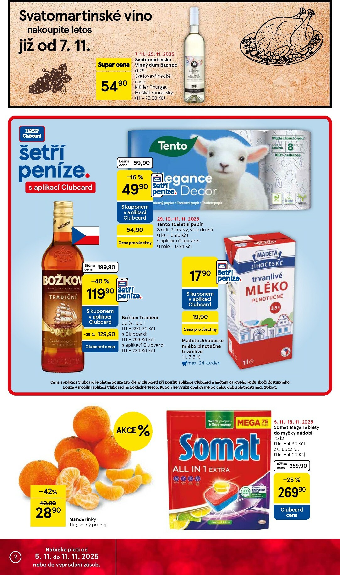 tesco - Aktuální leták Tesco supermarket od 05.11. do 11.11. - page: 2