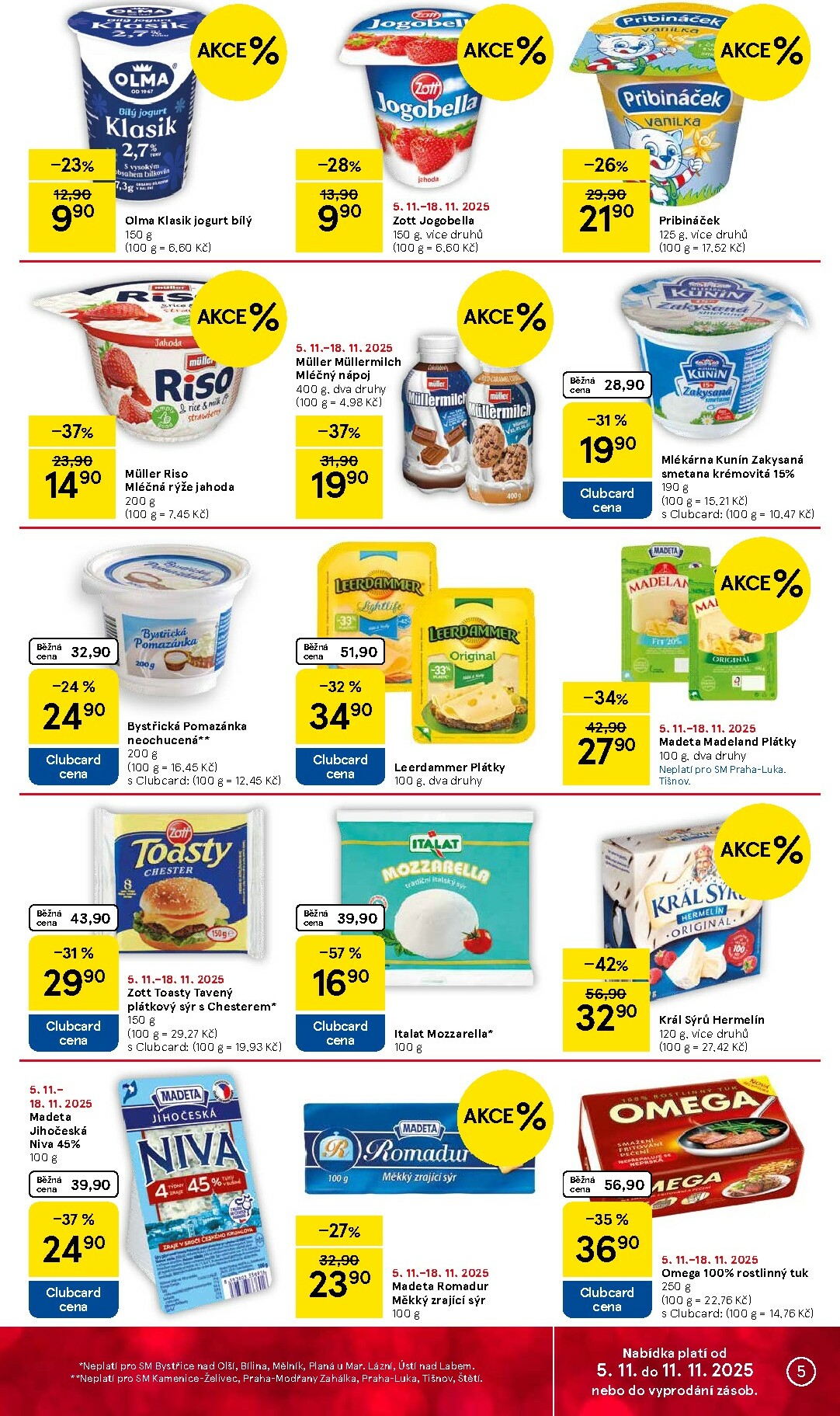 tesco - Aktuální leták Tesco supermarket od 05.11. do 11.11. - page: 5