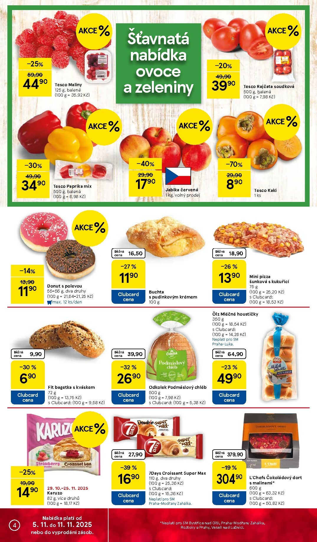 tesco - Aktuální leták Tesco supermarket od 05.11. do 11.11. - page: 4