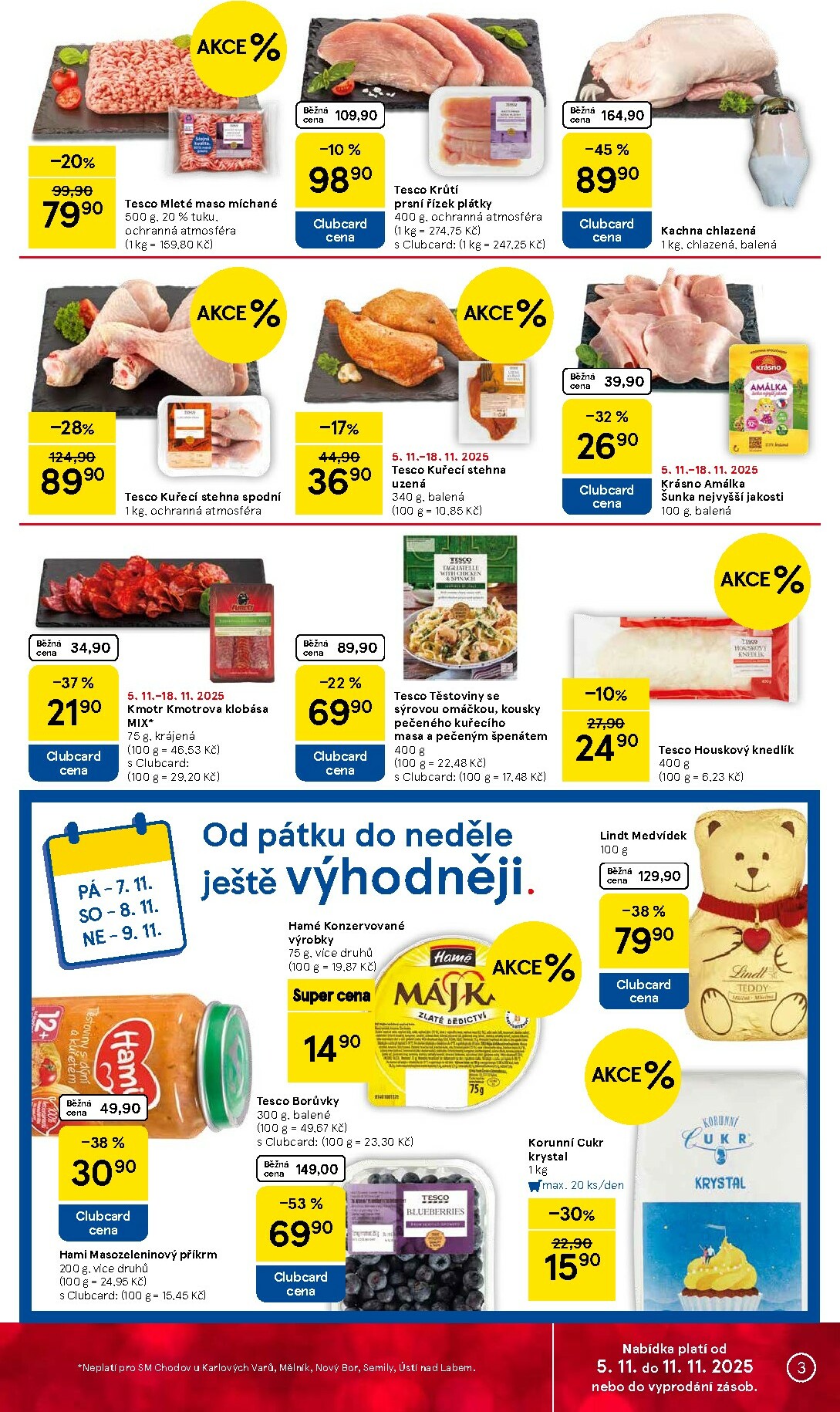 tesco - Aktuální leták Tesco supermarket od 05.11. do 11.11. - page: 3