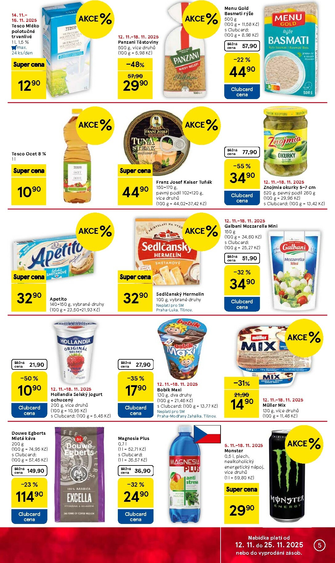 tesco - Aktuální leták Tesco supermarket od 12.11. do 18.11. - page: 5