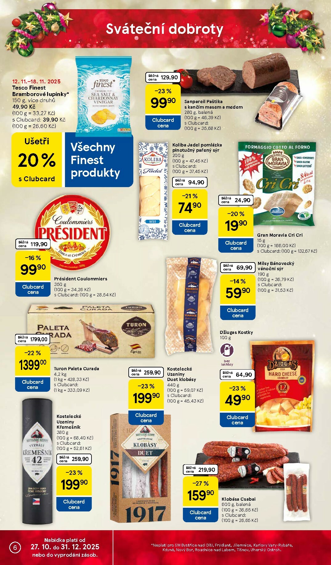 tesco - Aktuální leták Tesco supermarket od 12.11. do 18.11. - page: 6