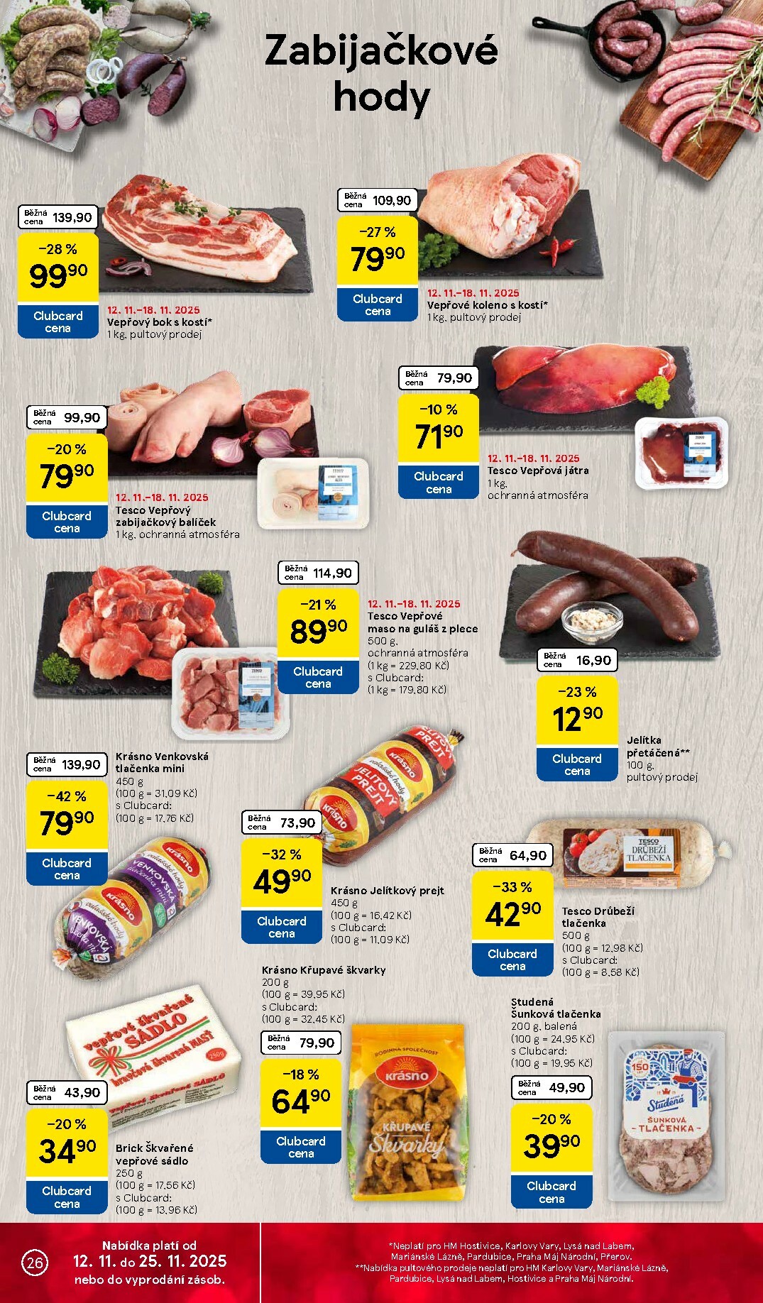 tesco - Aktuální leták Tesco od 12.11. do 18.11. - page: 26