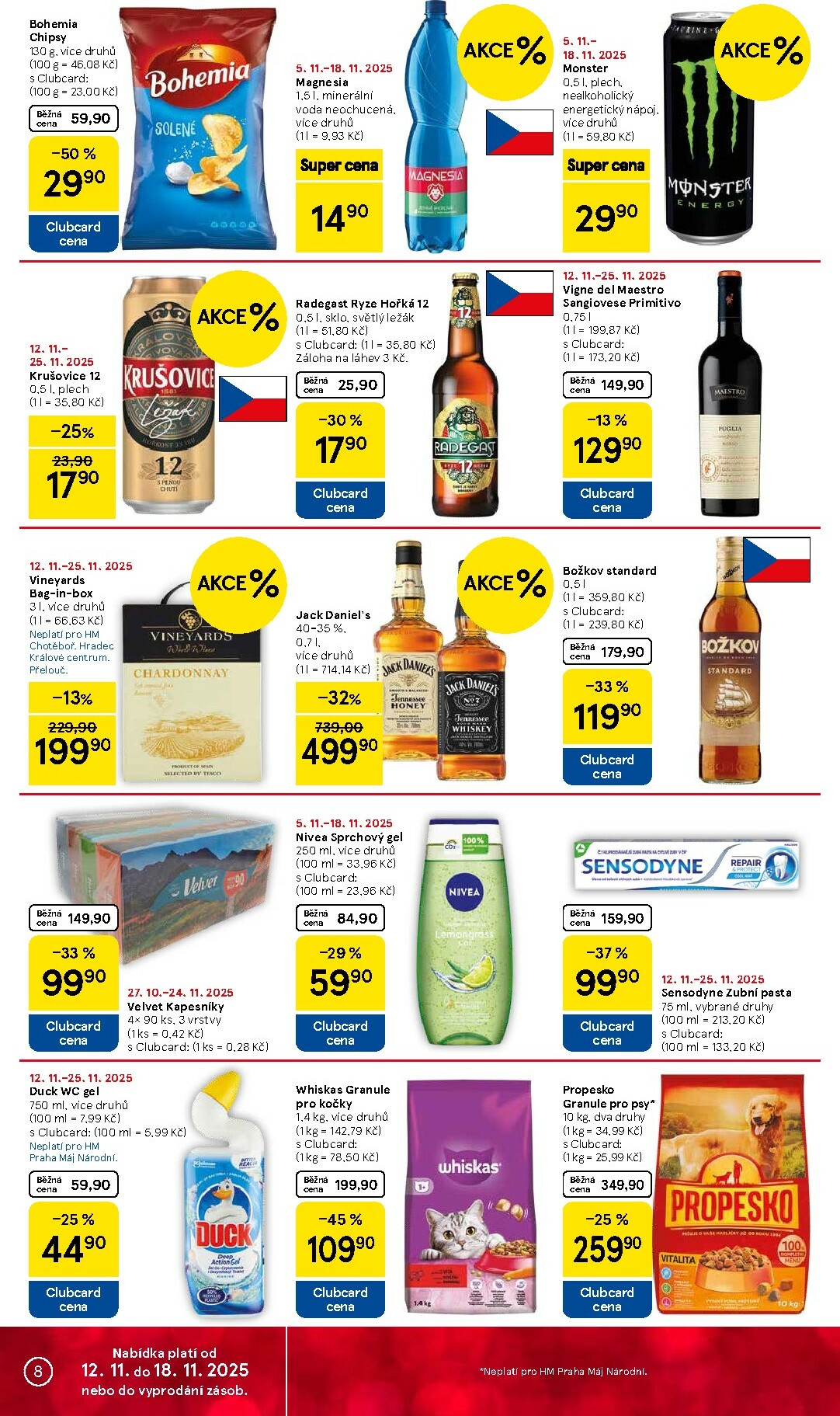 tesco - Aktuální leták Tesco od 12.11. do 18.11. - page: 8