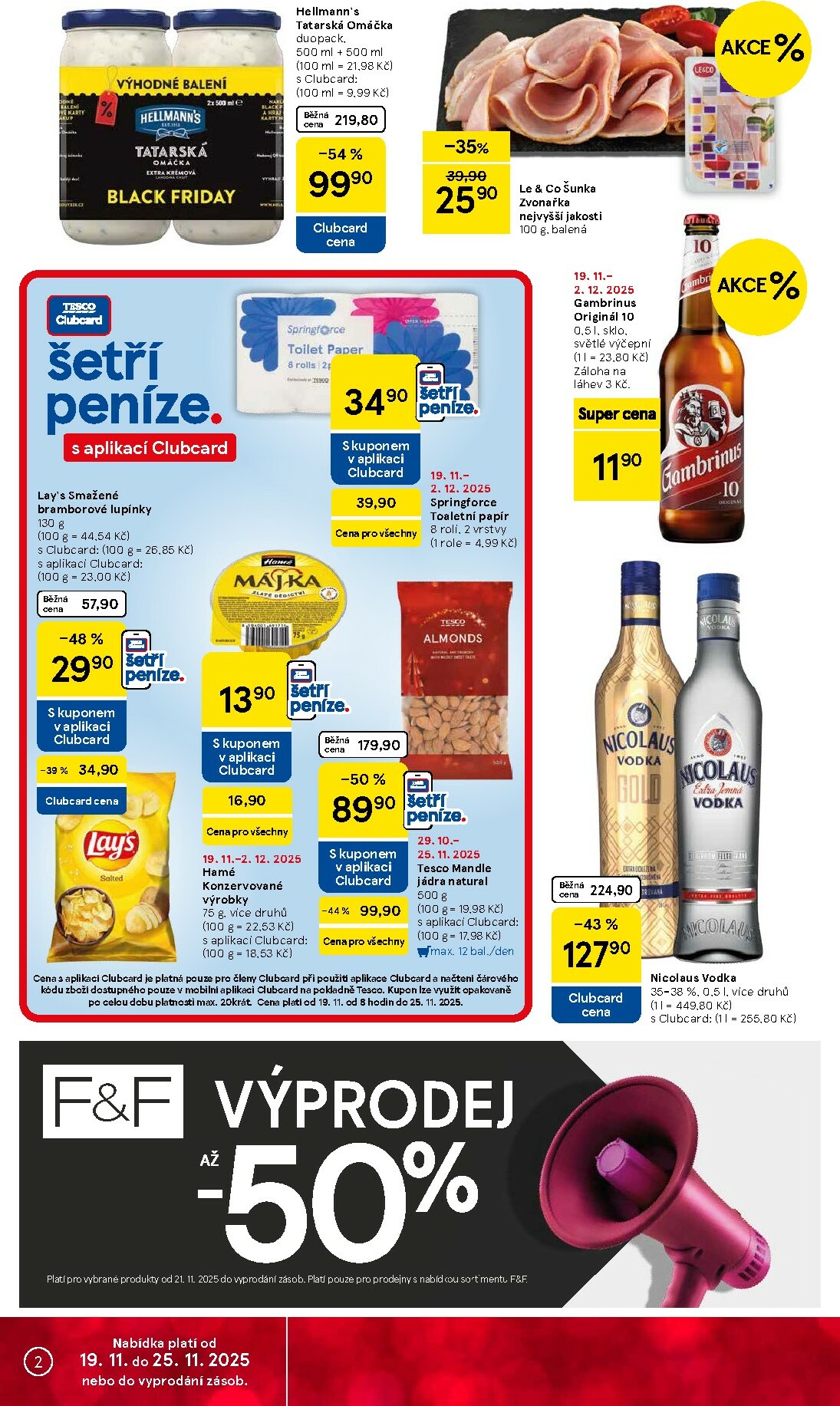 tesco - Aktuální leták Tesco supermarket od 19.11. do 25.11. - page: 2