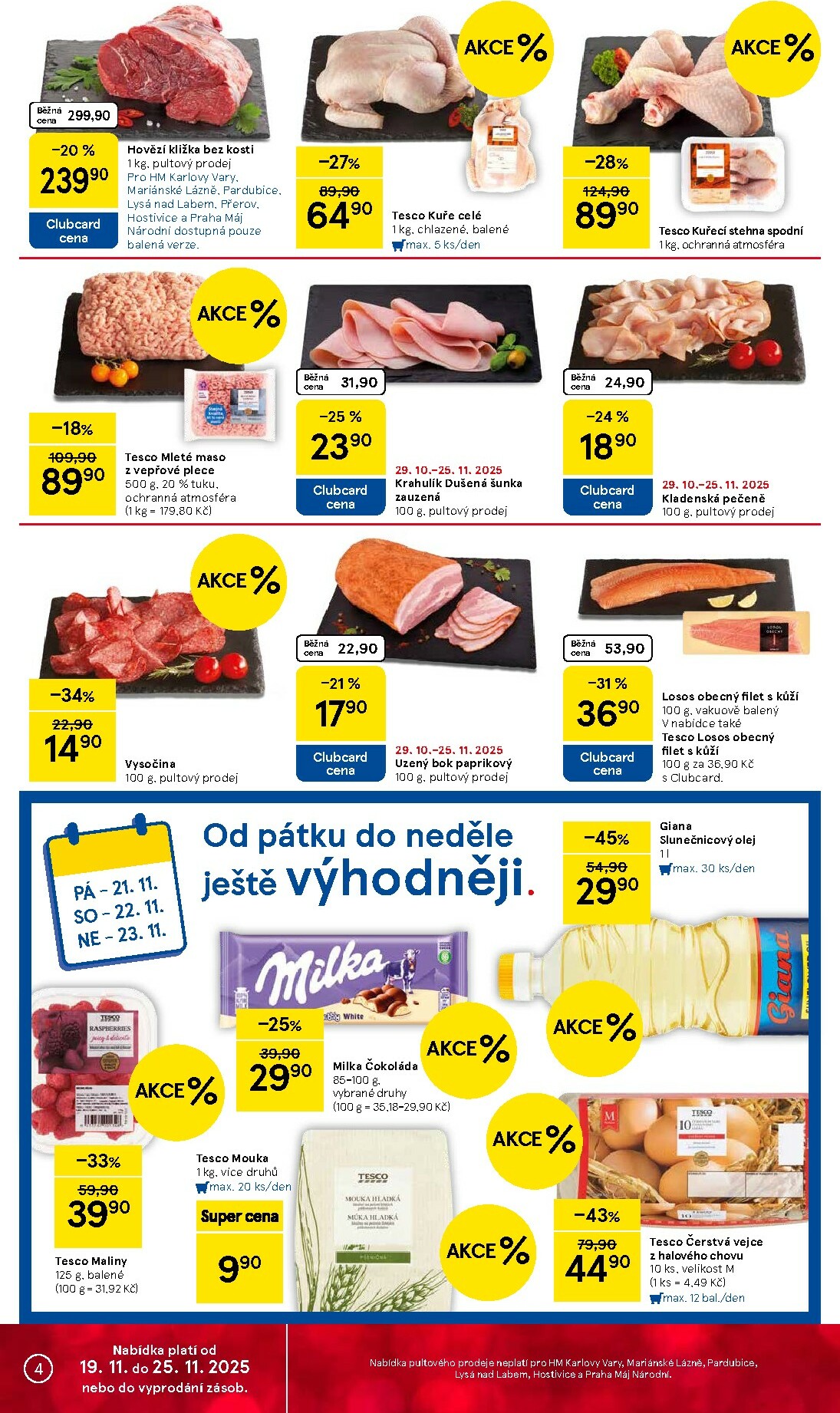 tesco - Aktuální leták Tesco od 19.11. do 25.11. - page: 4