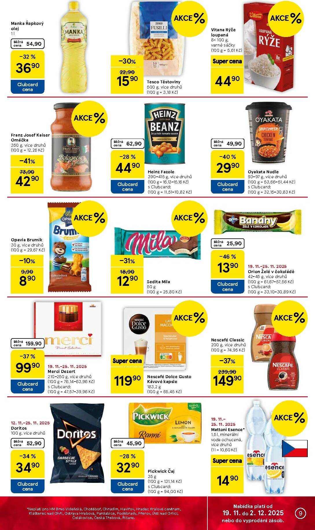 tesco - Aktuální leták Tesco od 19.11. do 25.11. - page: 9