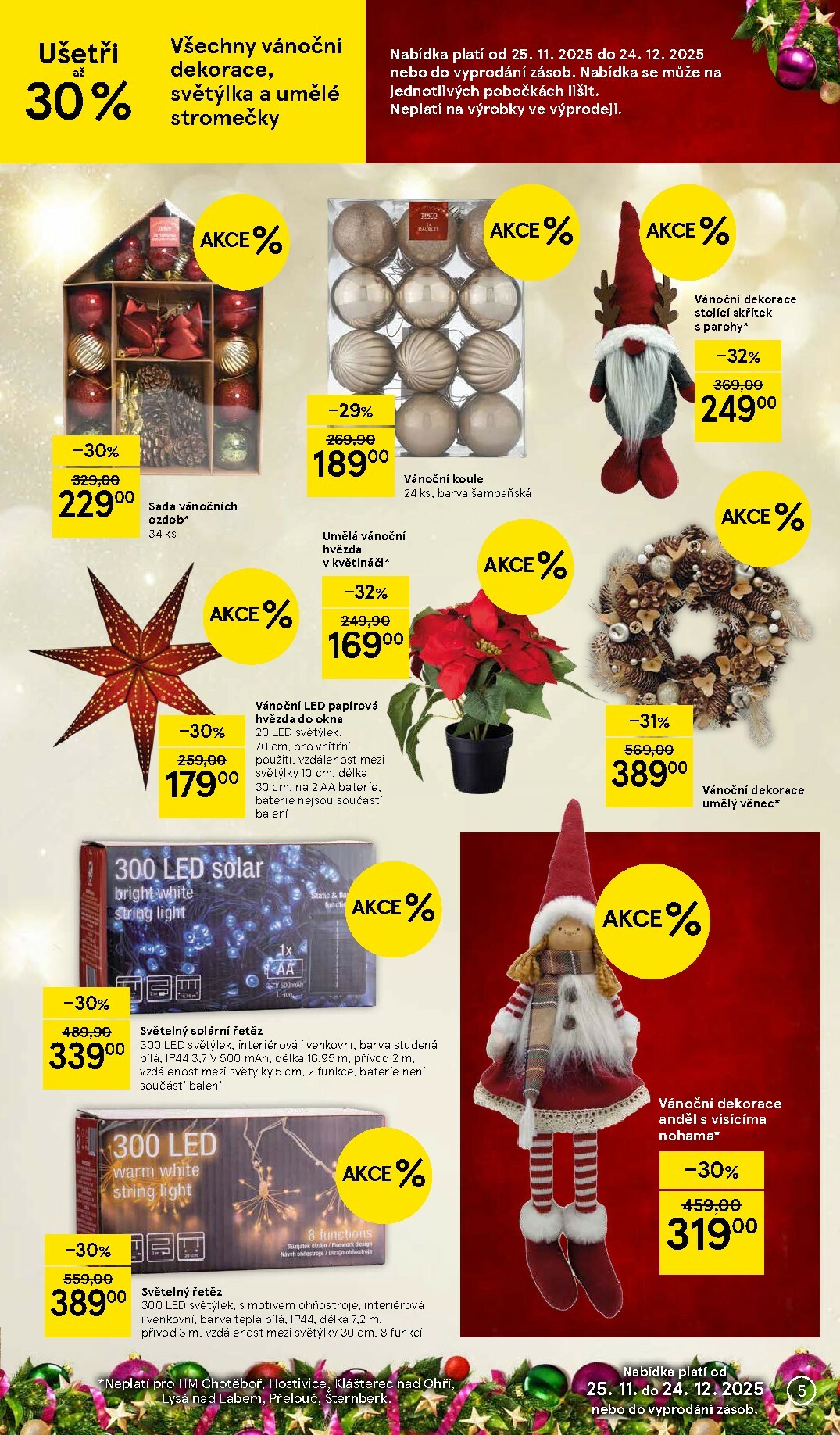 tesco - Aktuální leták Tesco - Vánoční katalog od 25.11. do 24.12. - page: 5