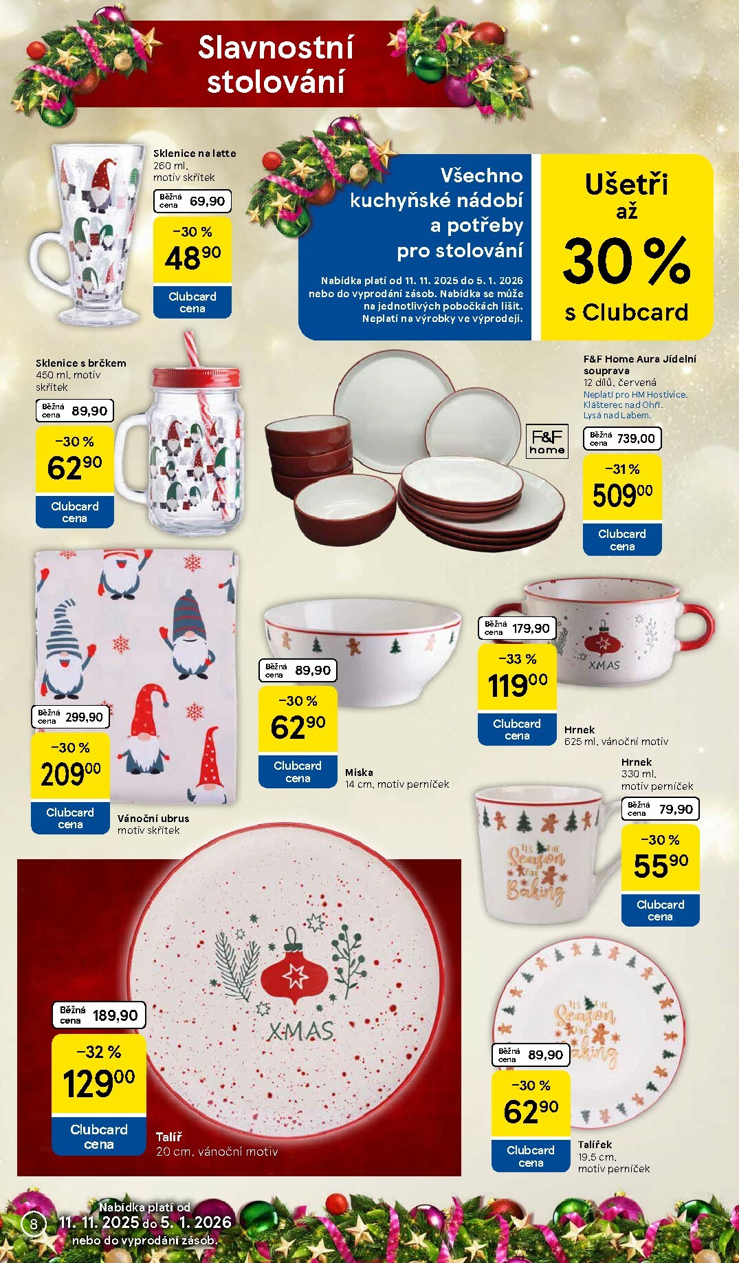 tesco - Aktuální leták Tesco - Vánoční katalog od 25.11. do 24.12. - page: 8