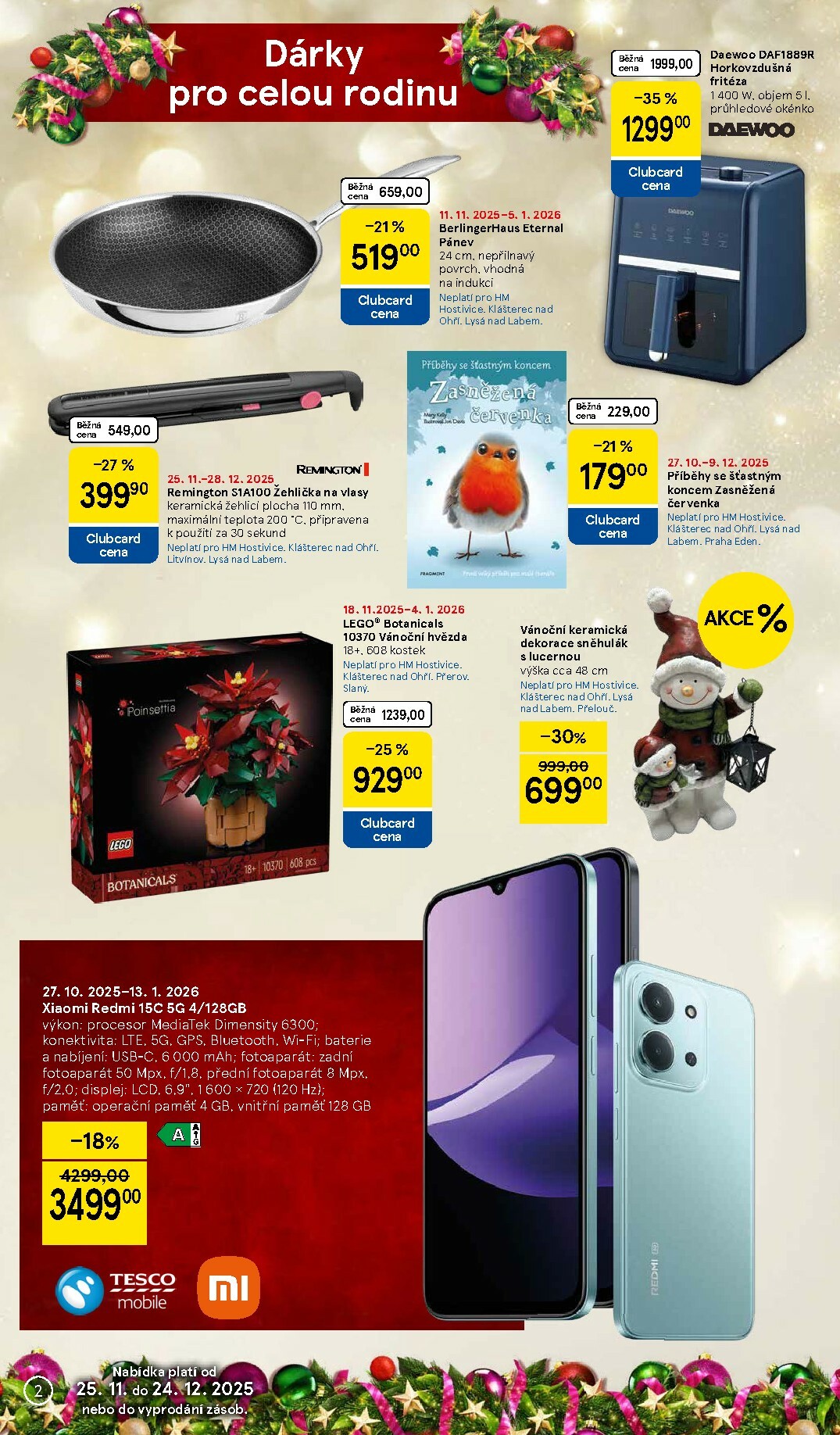 tesco - Aktuální leták Tesco - Vánoční katalog od 25.11. do 24.12. - page: 2