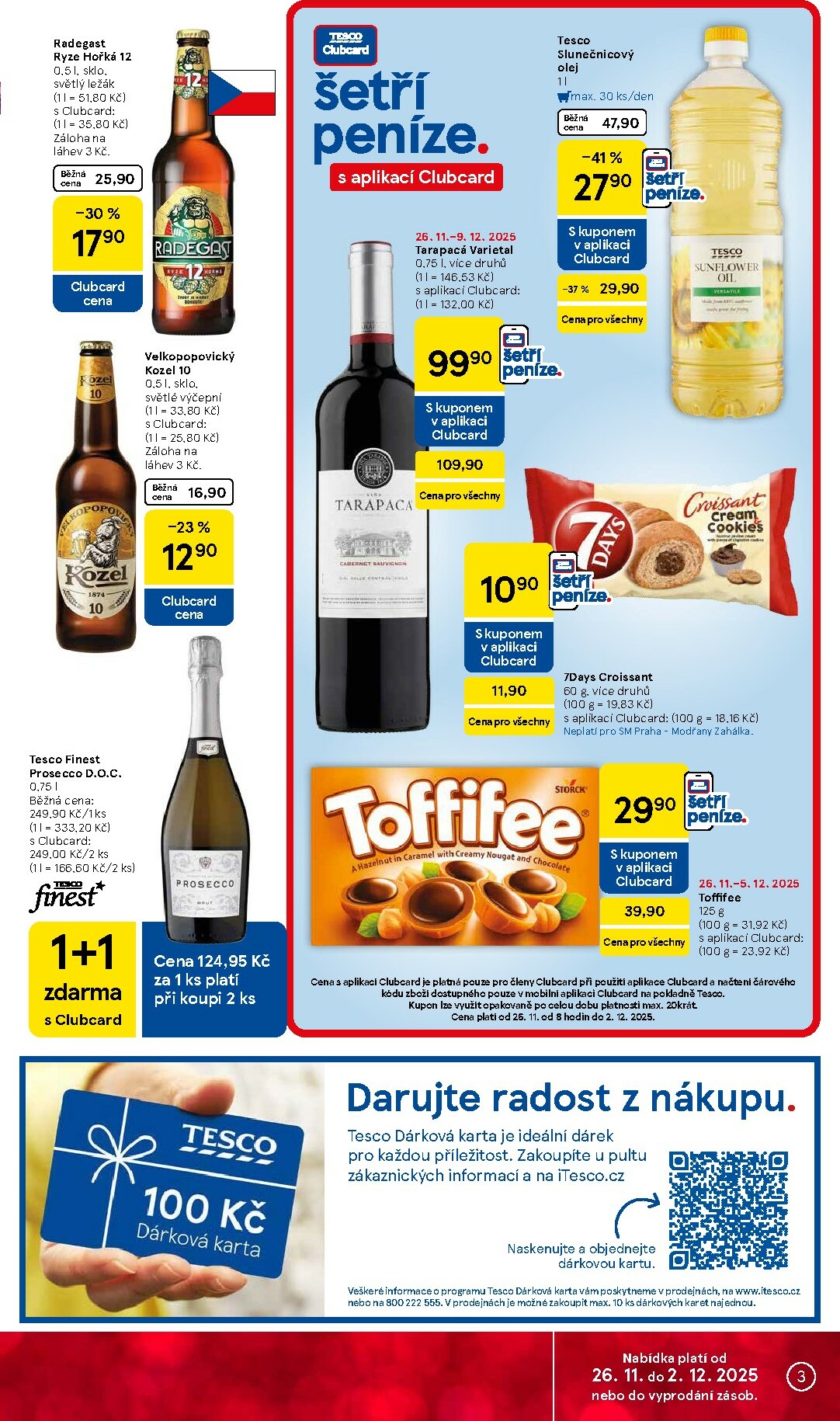tesco - Aktuální leták Tesco supermarket - Black Weeks od 26.11. do 02.12. - page: 3