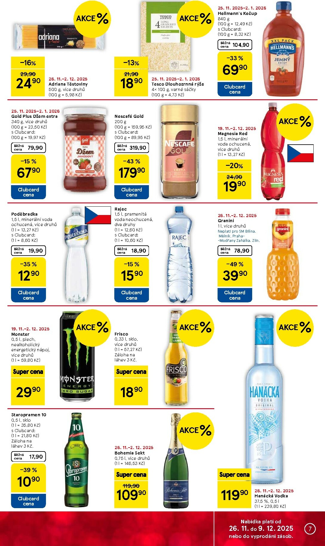 tesco - Aktuální leták Tesco supermarket - Black Weeks od 26.11. do 02.12. - page: 7