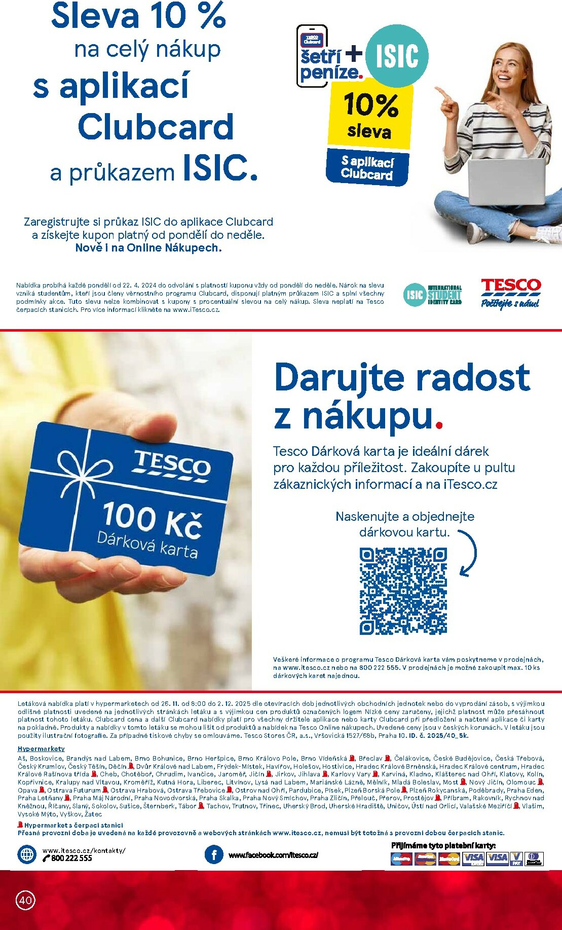 tesco - Aktuální leták Tesco - Black Weeks od 26.11. do 02.12. - page: 40