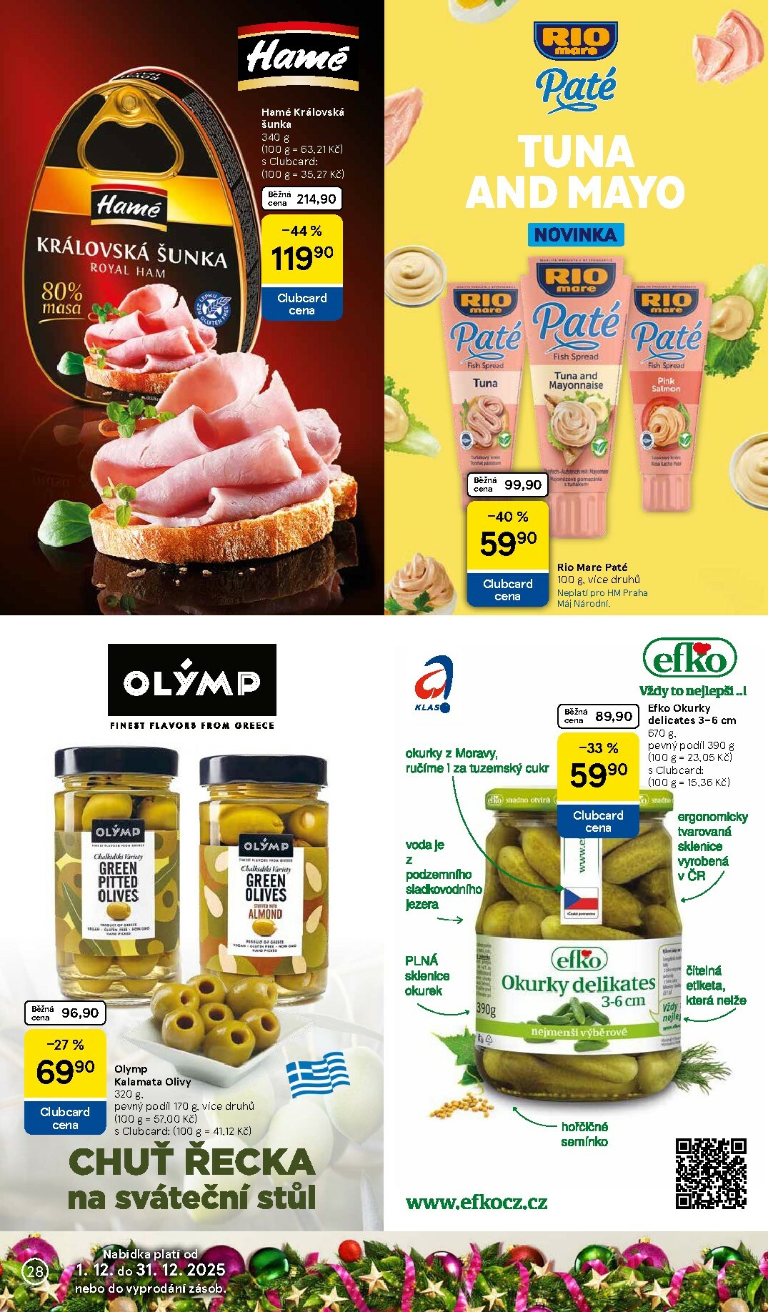 tesco - Aktuální leták Tesco - Delikatesy pro slavnostní chvíle od 01.12. do 31.12. - page: 28