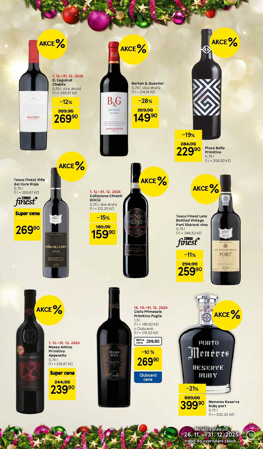 tesco - Aktuální leták Tesco - Delikatesy pro slavnostní chvíle od 01.12. do 31.12. - page: 19