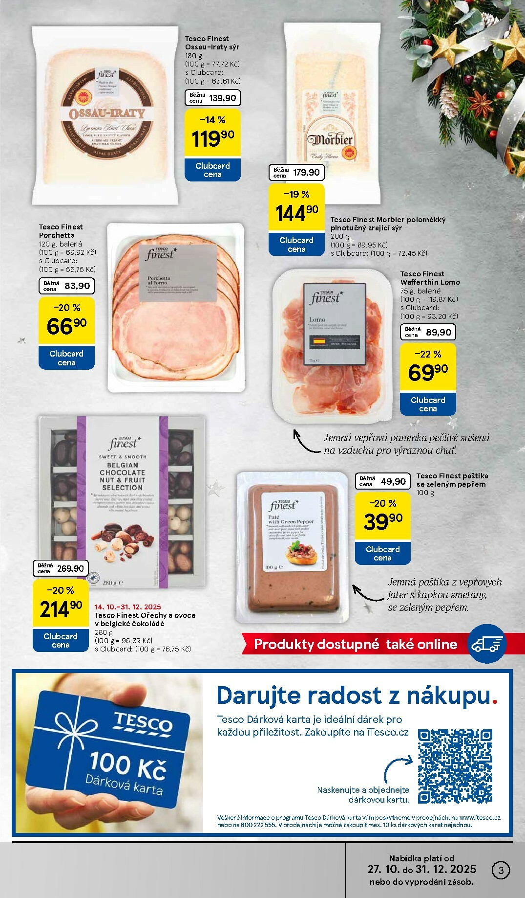 tesco - Aktuální leták Tesco - Delikatesy pro slavnostní chvíle od 01.12. do 31.12. - page: 3