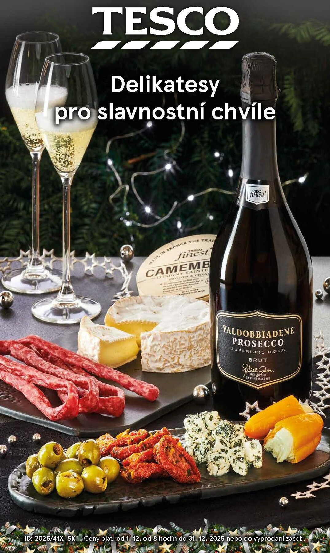 tesco - Aktuální leták Tesco - Delikatesy pro slavnostní chvíle od 01.12. do 31.12.